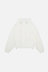 Essential White Windbreaker