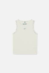 Animal Ecru Waffle SCFF Tank Top