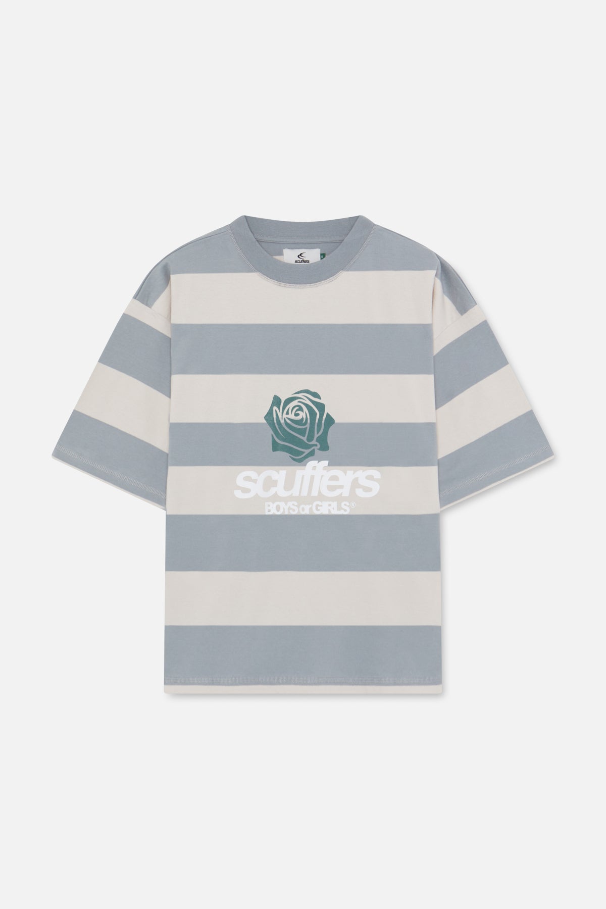 Boy Grey Striped T-Shirt