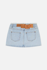 Label Light Blue Denim Skirt