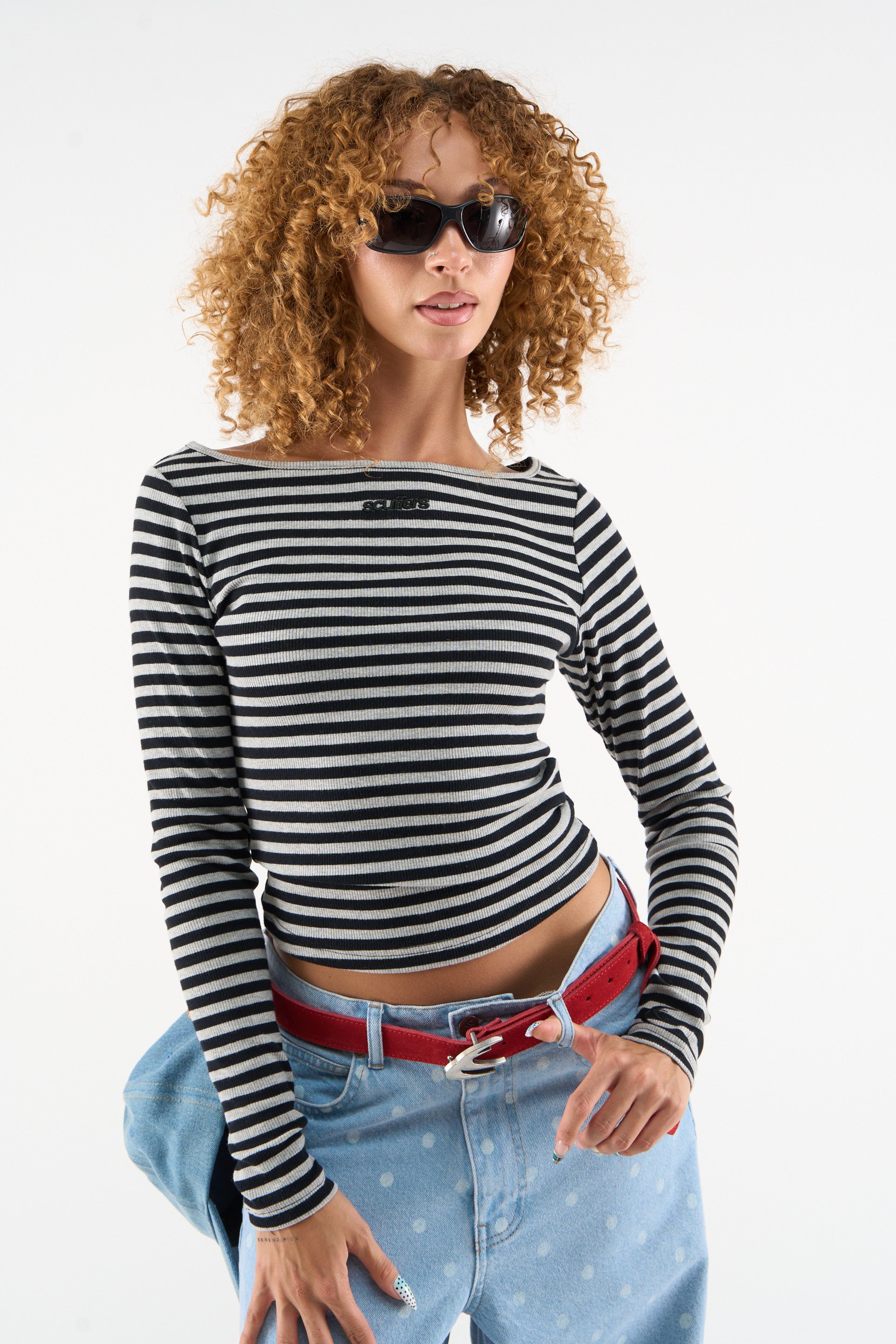 Nat Black Stripes Longsleeve