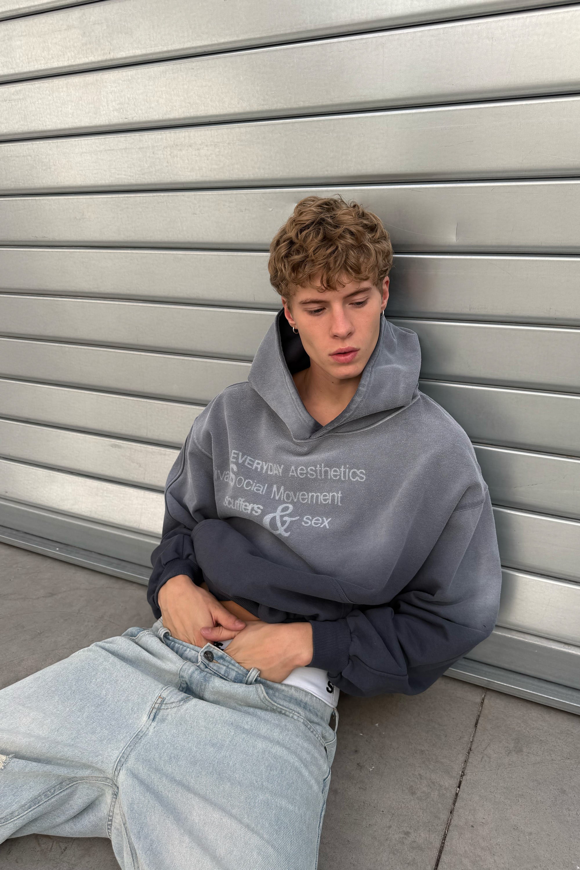 Social Navy Hoodie