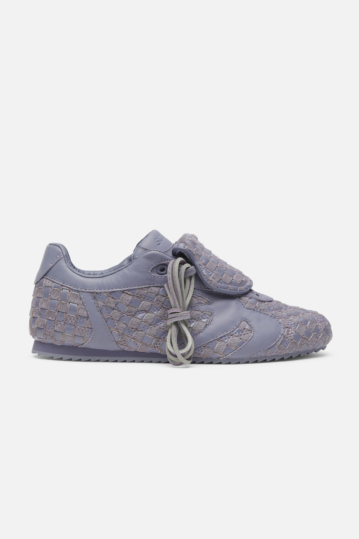 Iconic Braided Purple Sneaker