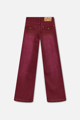 Carrie Burgundy Pants