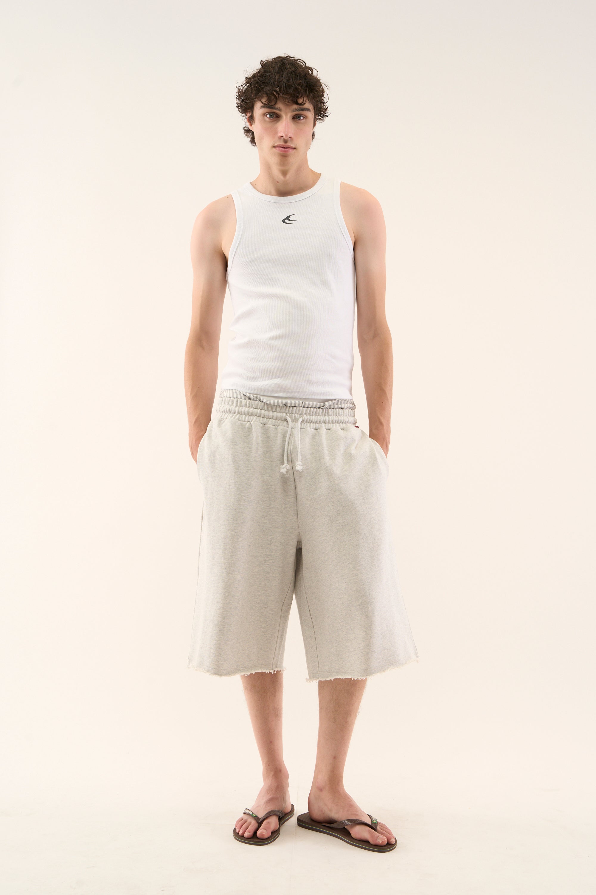 SCFF Grey Melange Shorts