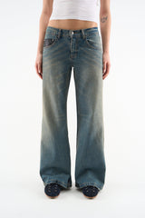 Marlen Washed Blue Pants
