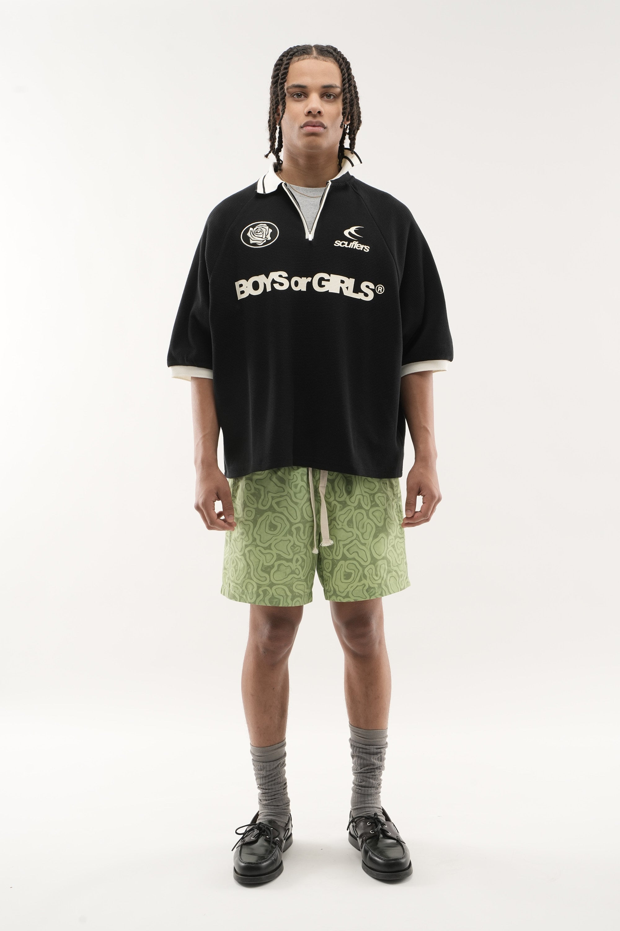 Boys or Girls Dark Polo