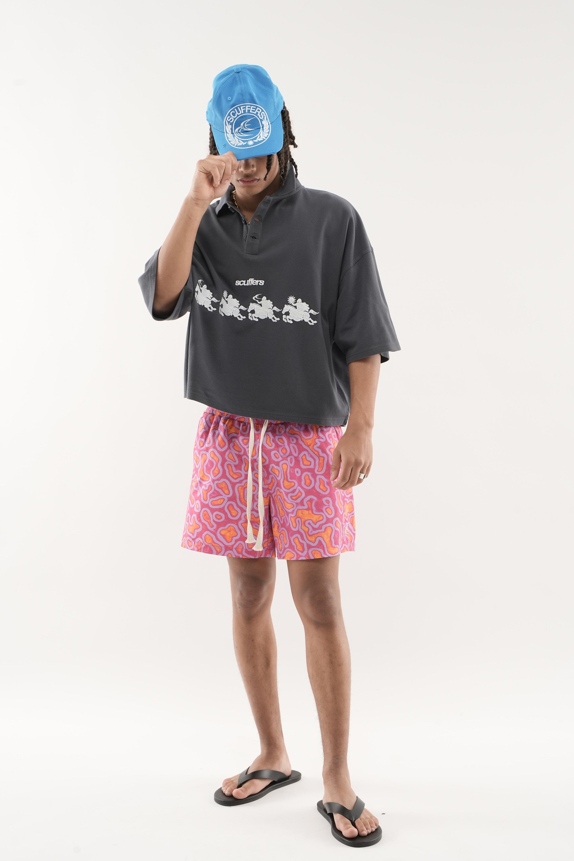 The Race Navy Polo
