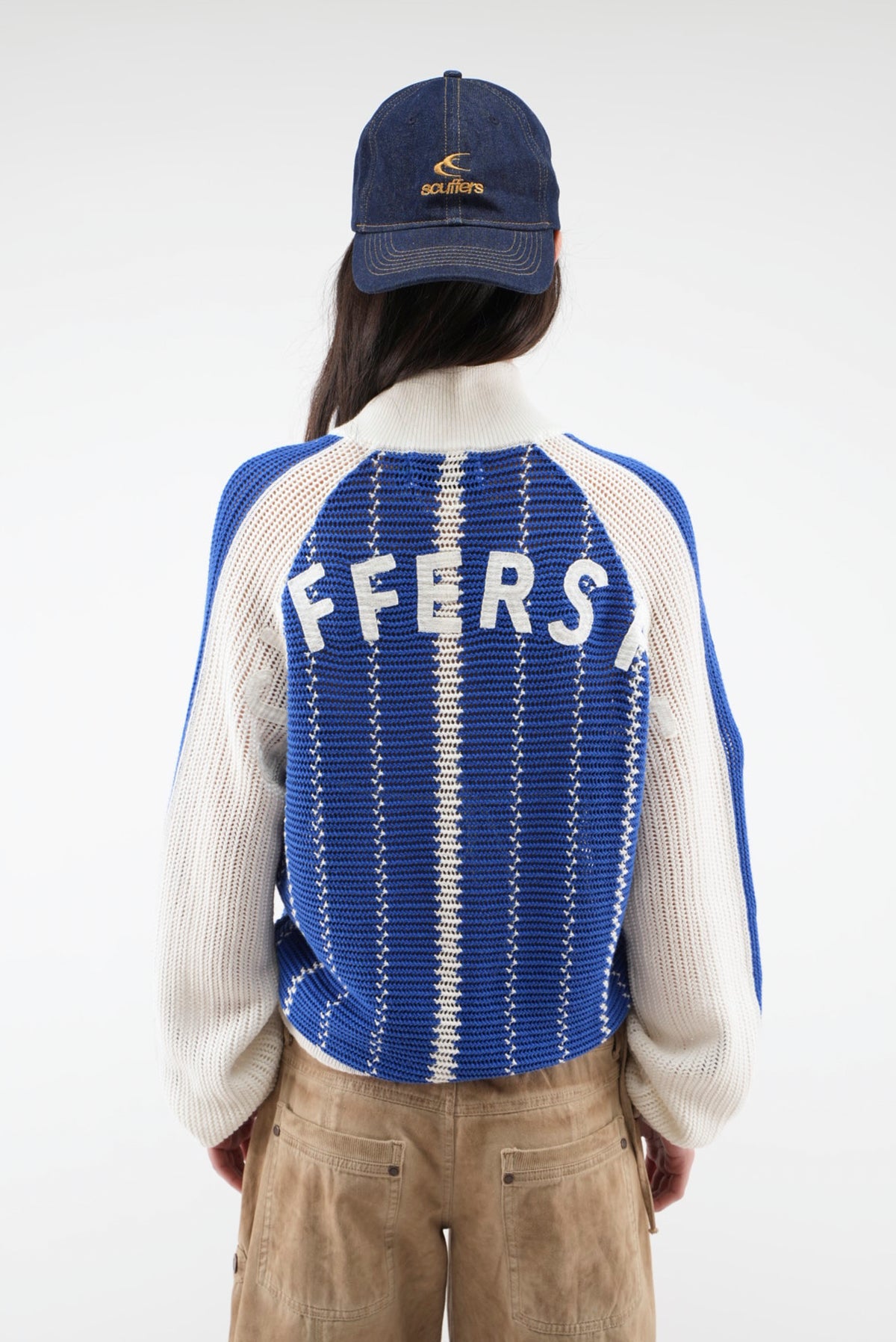 Beacon Navy Knit Zipper