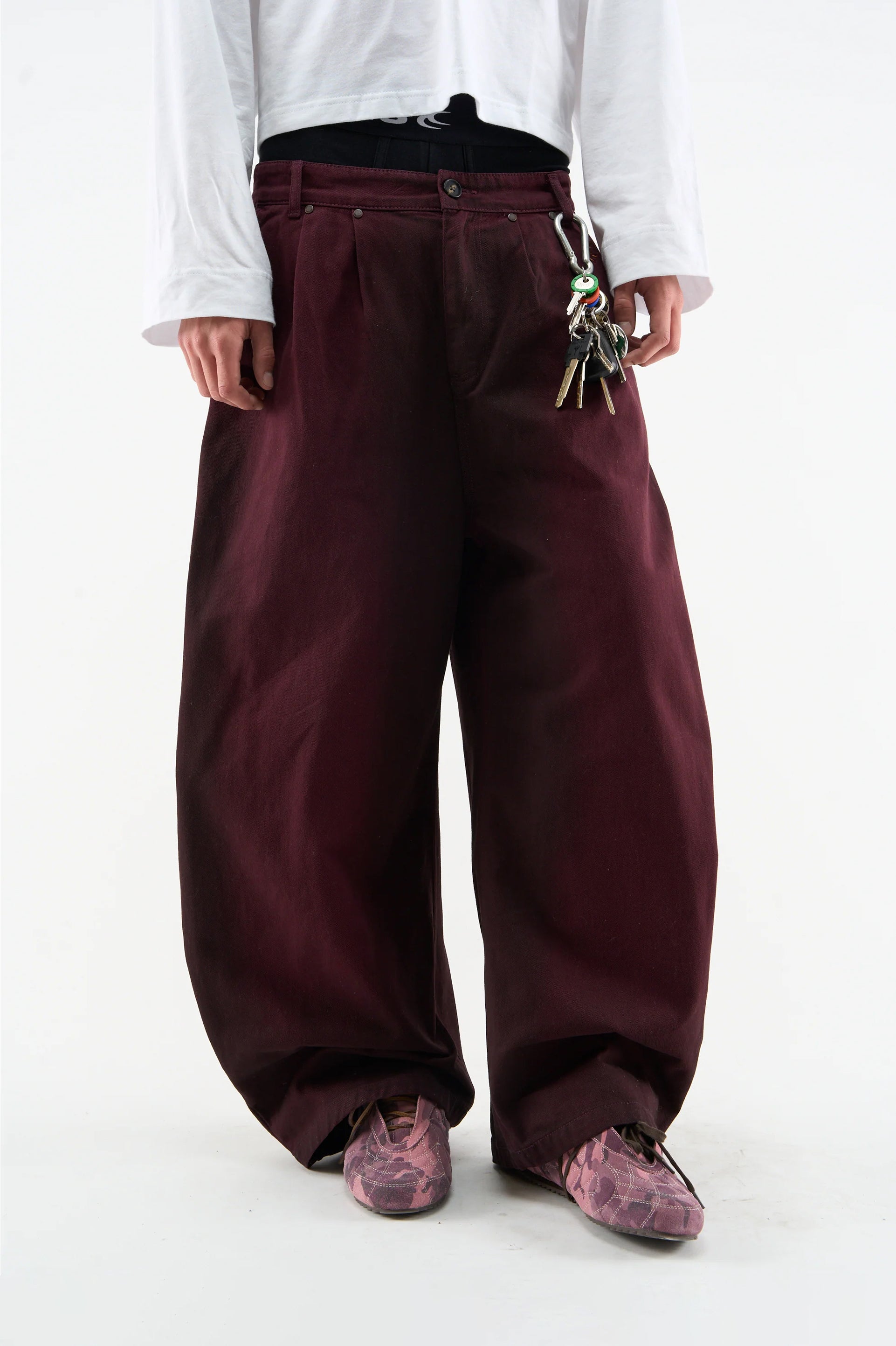 Shell Burgundy Pants
