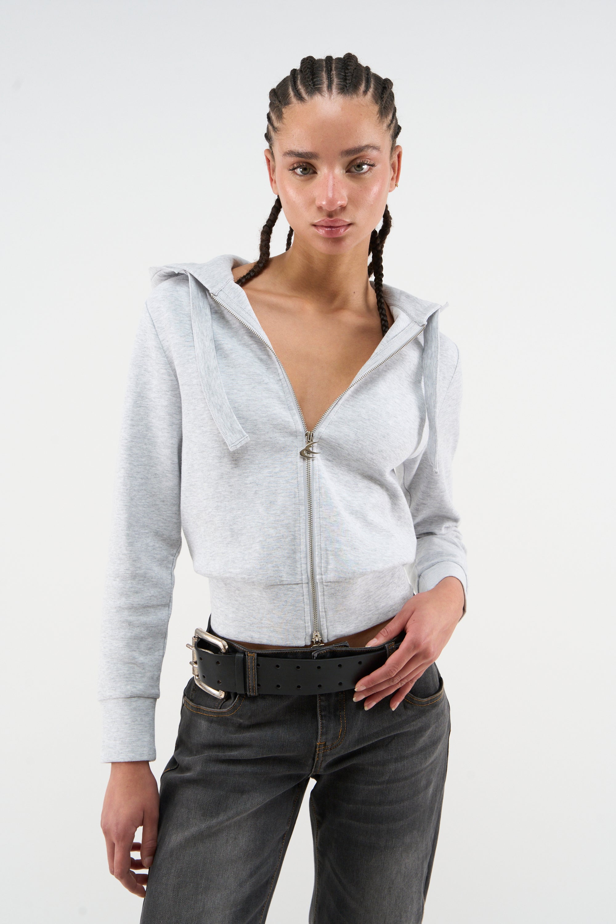 Cozy Grey Melange Jacket
