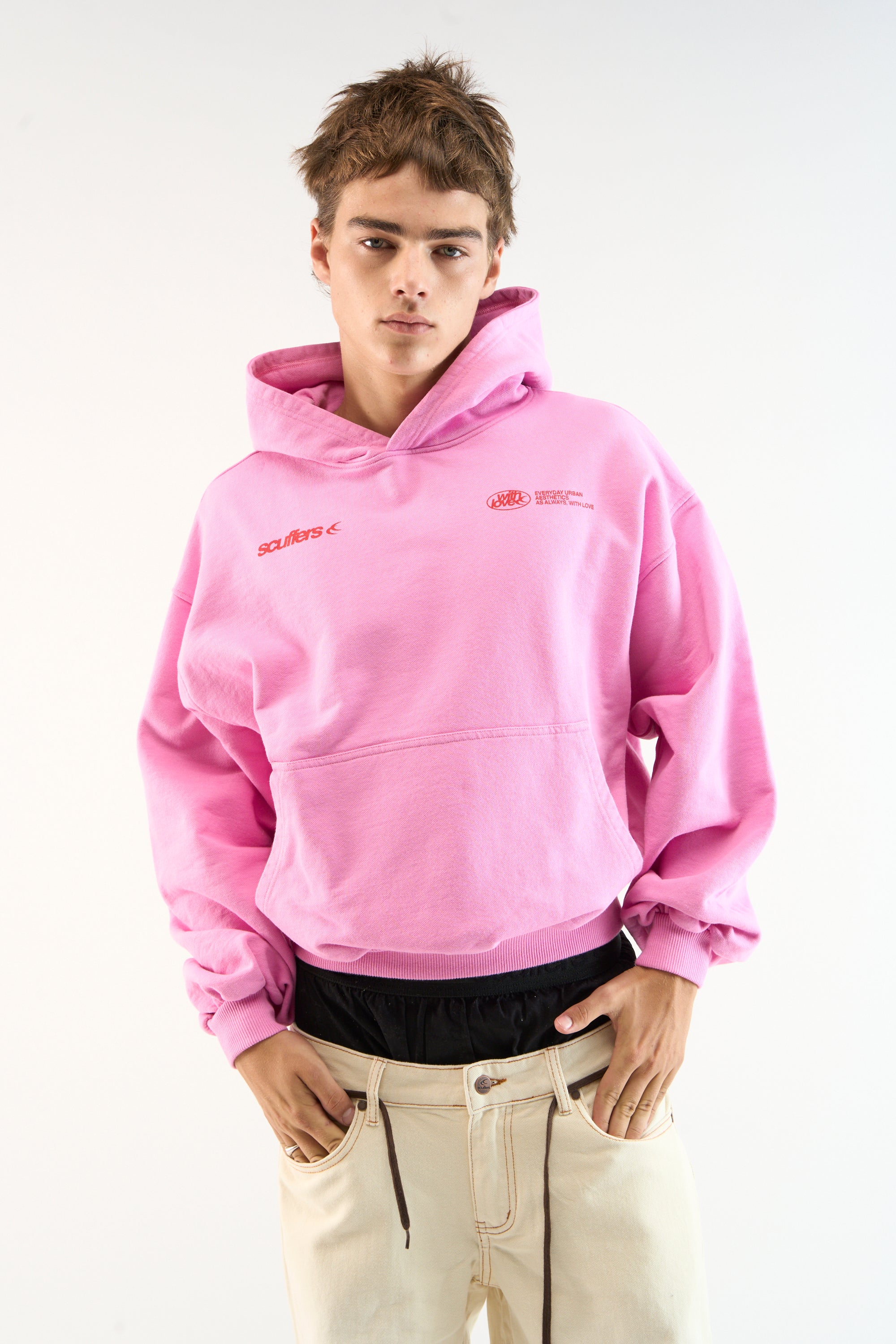 Sign Light Pink Hoodie