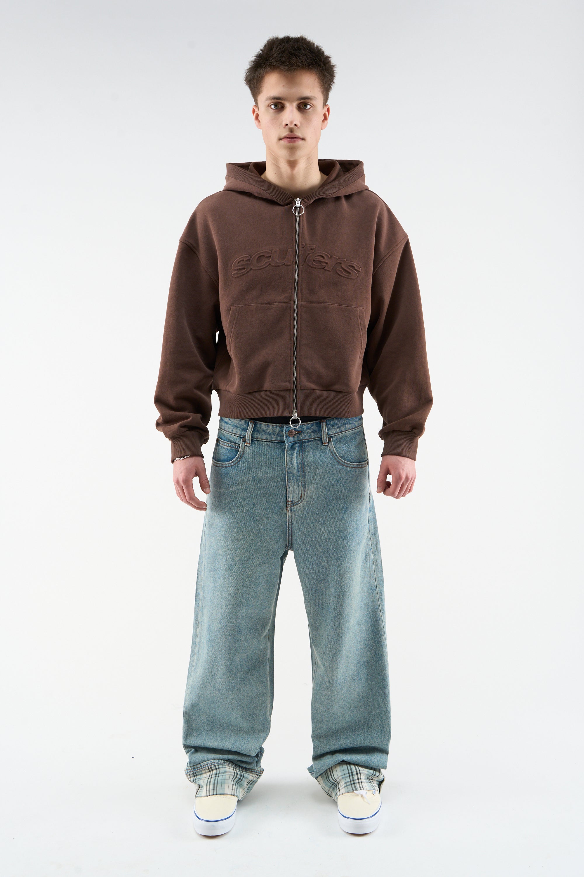 Bullet Brown Zipper