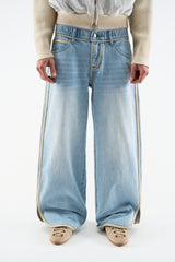 Brief Light Blue Pants