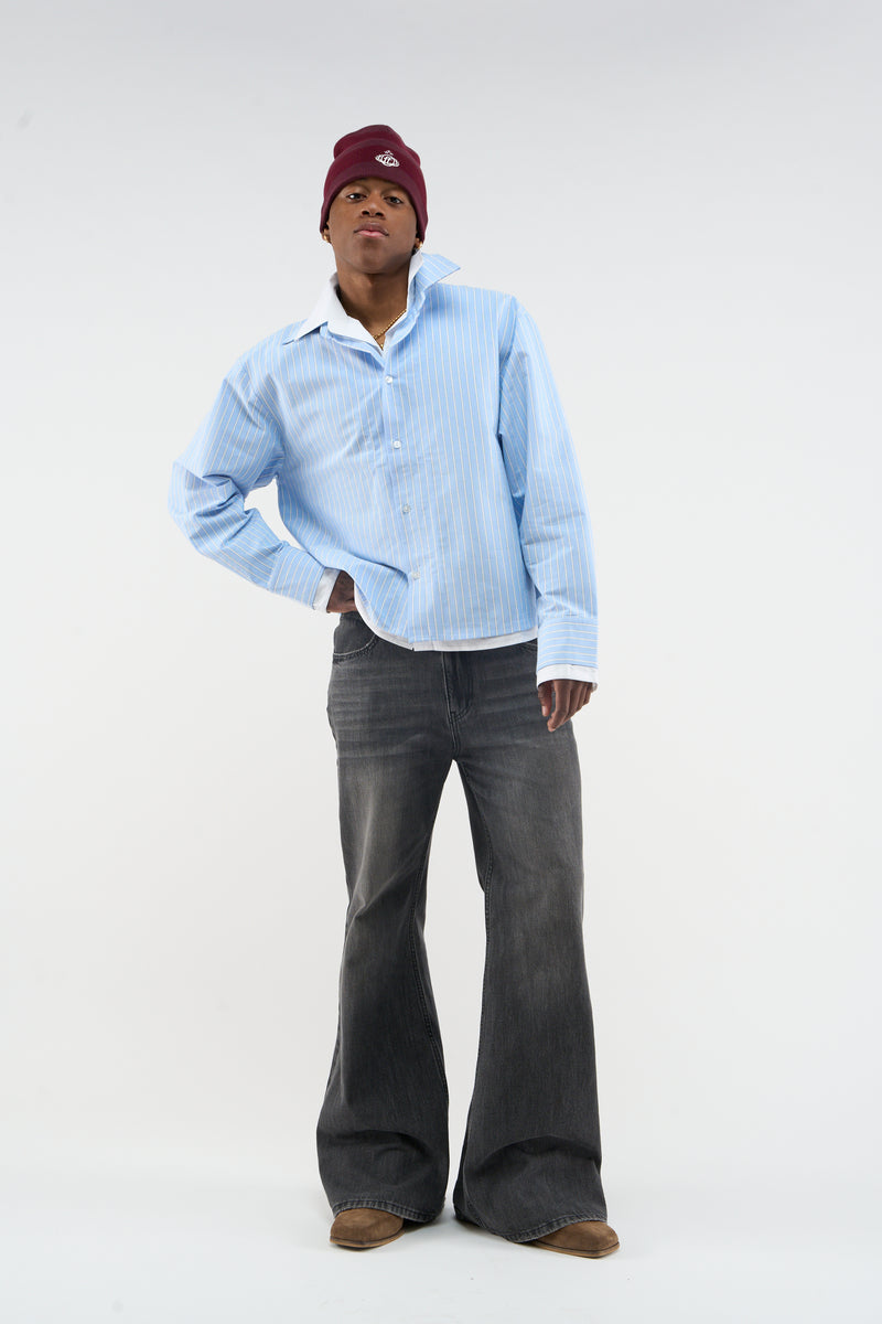 Korean Blue Shirt