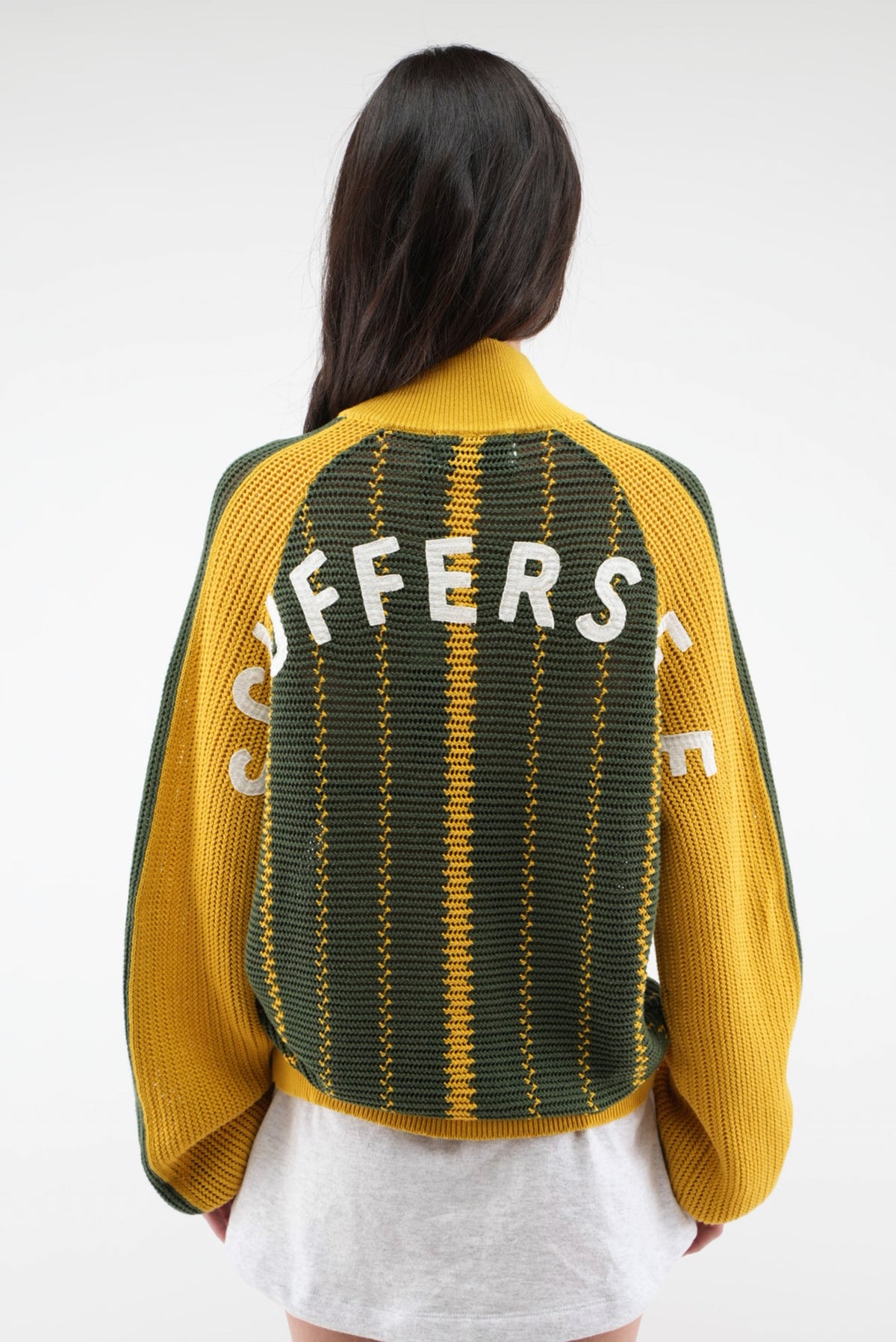 Beacon Yellow Knit Zipper