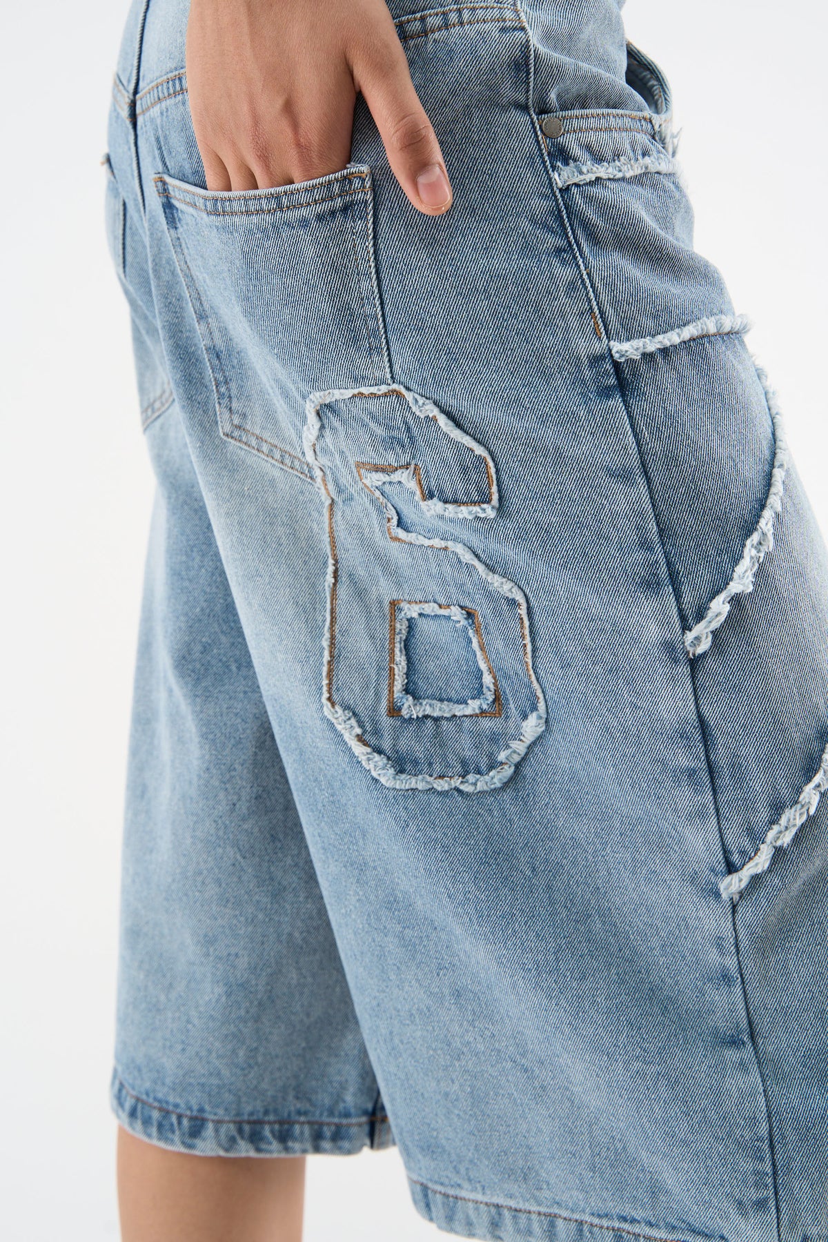 OPS Blue Jorts