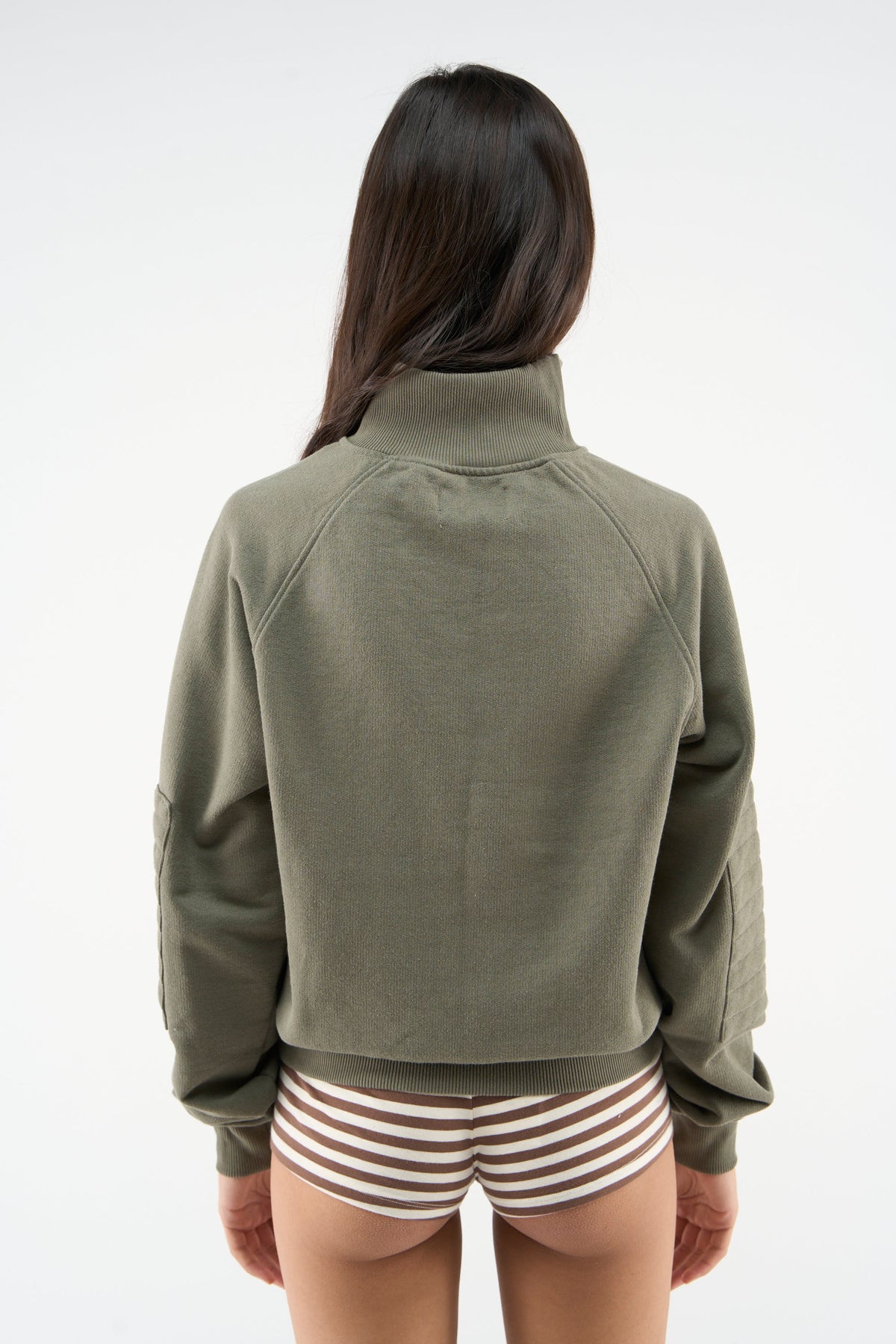 Bow Quarter Green Zip