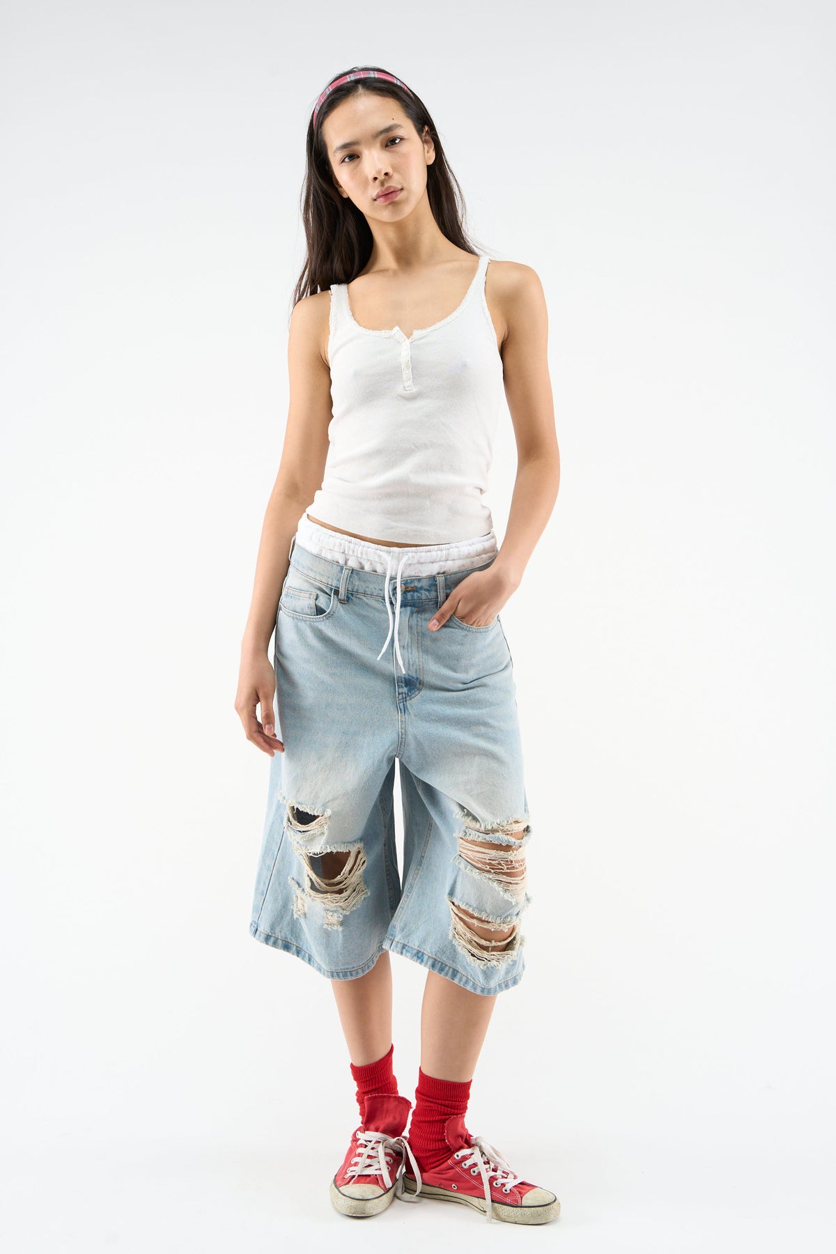 SS26 Jumbo Light Blue Jorts