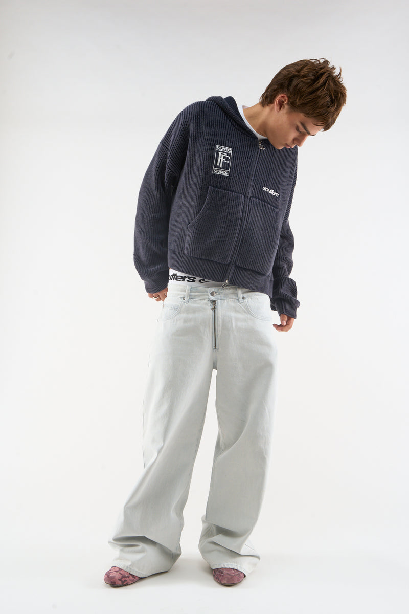 Signal Dark Knit Zipper