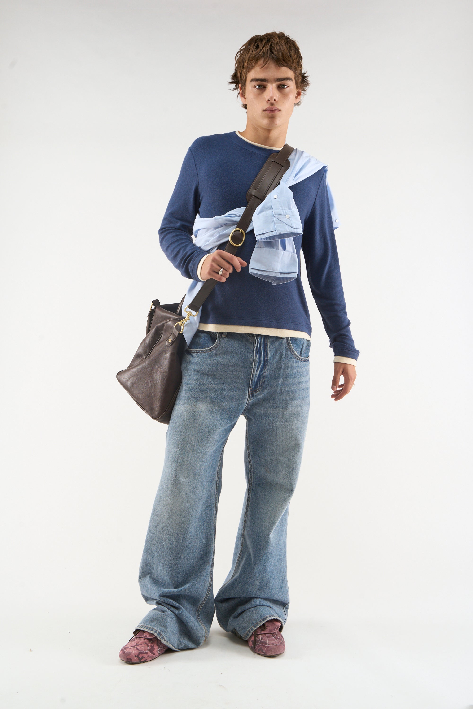 Double Navy Blue Longsleeve