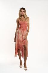 Summer Orange Dress