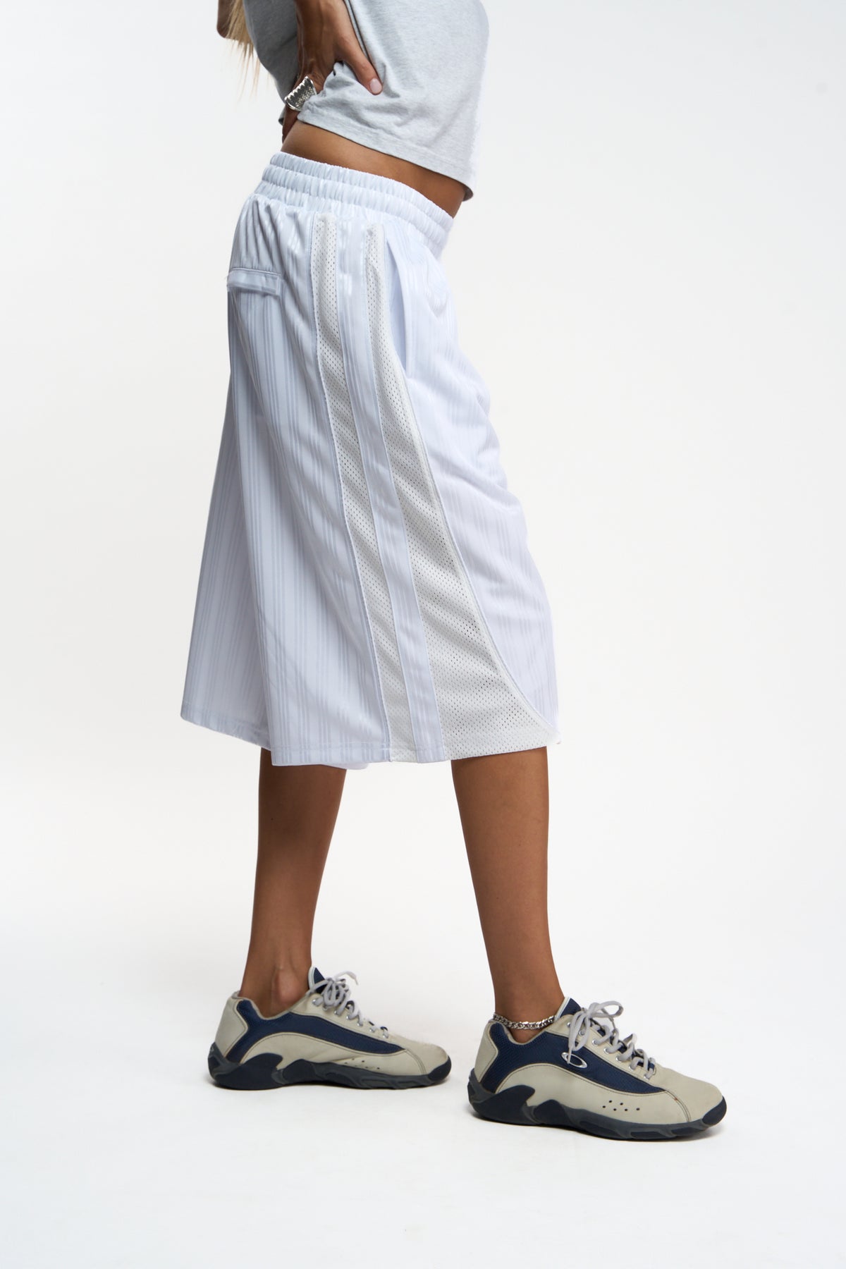 Nacar White Jorts