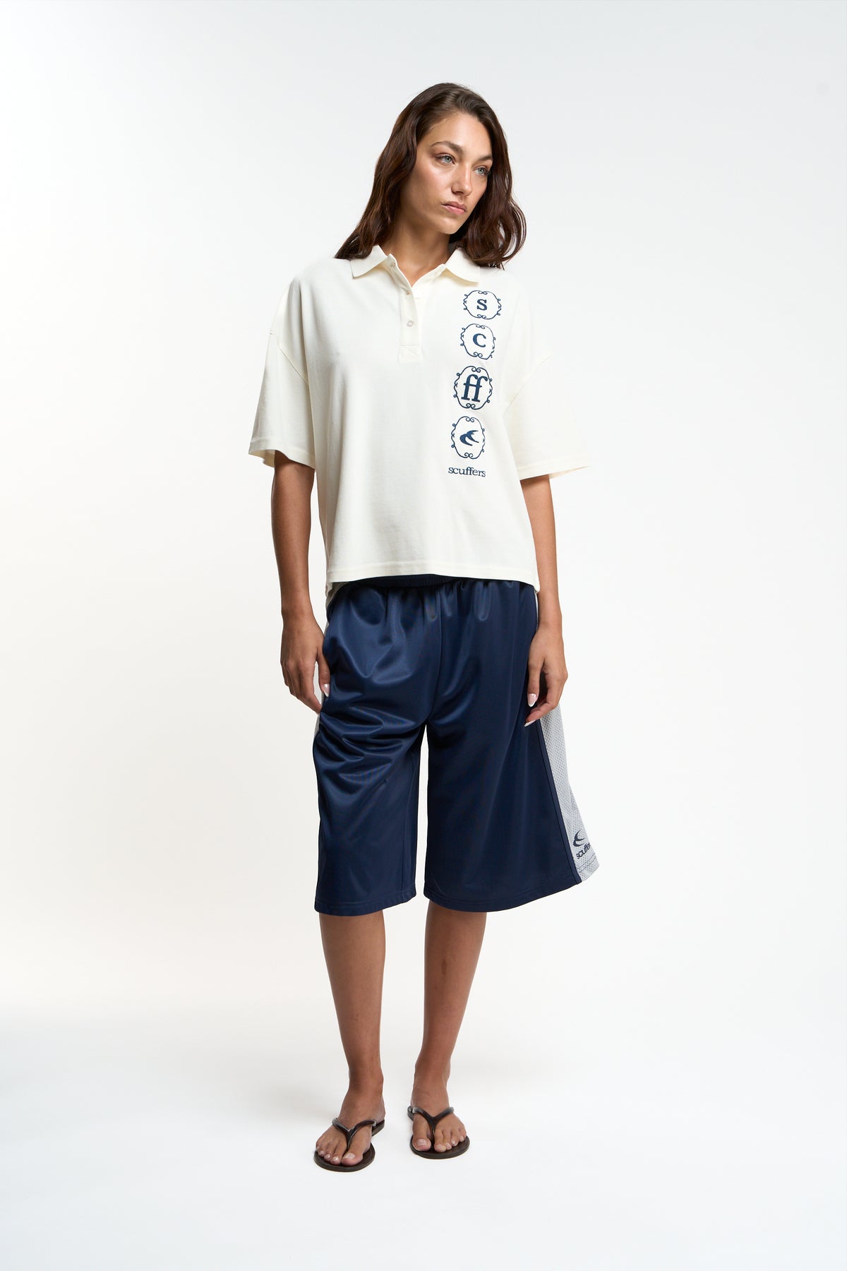 Barcelona White Polo