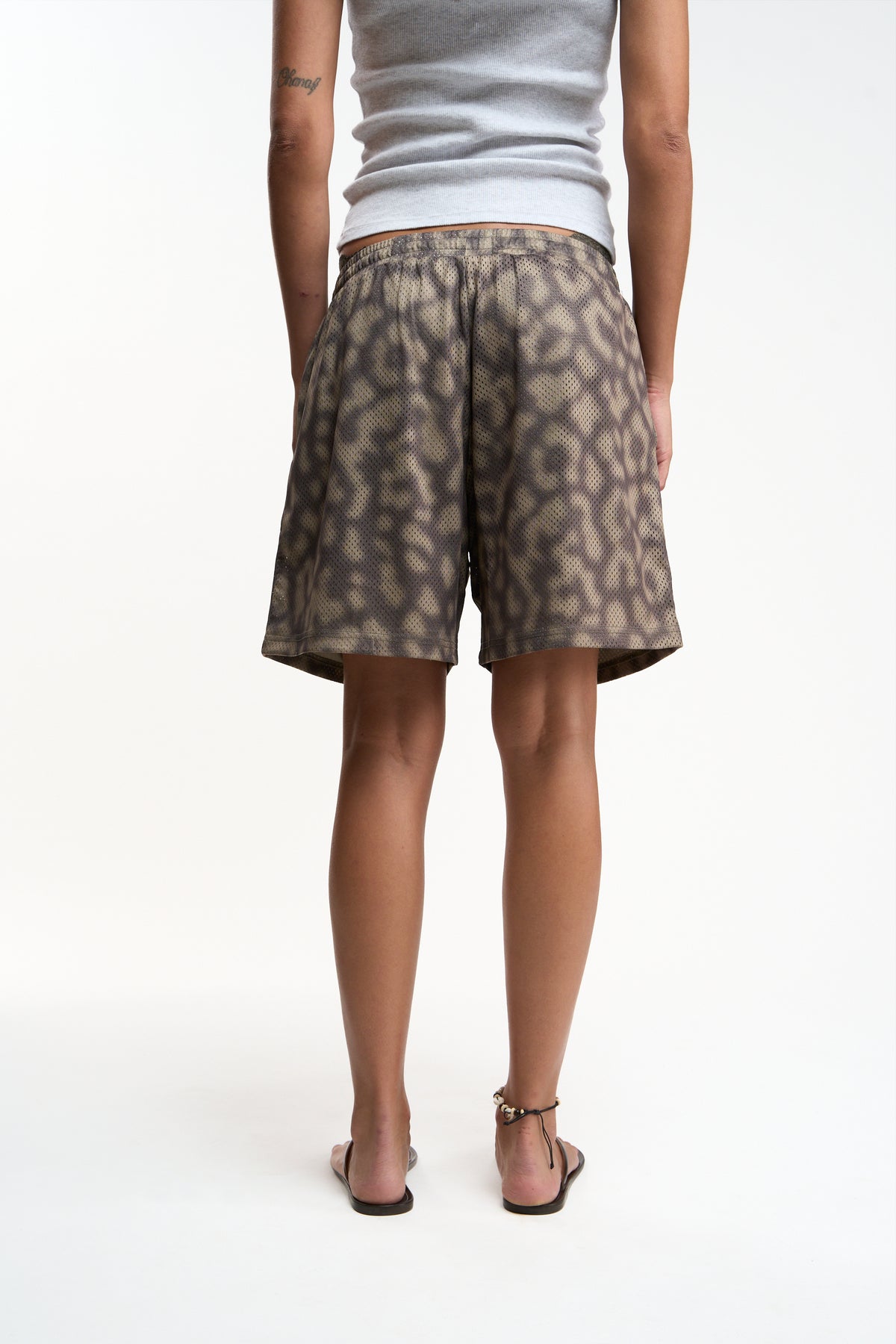 Withlove Leopard Mesh Shorts