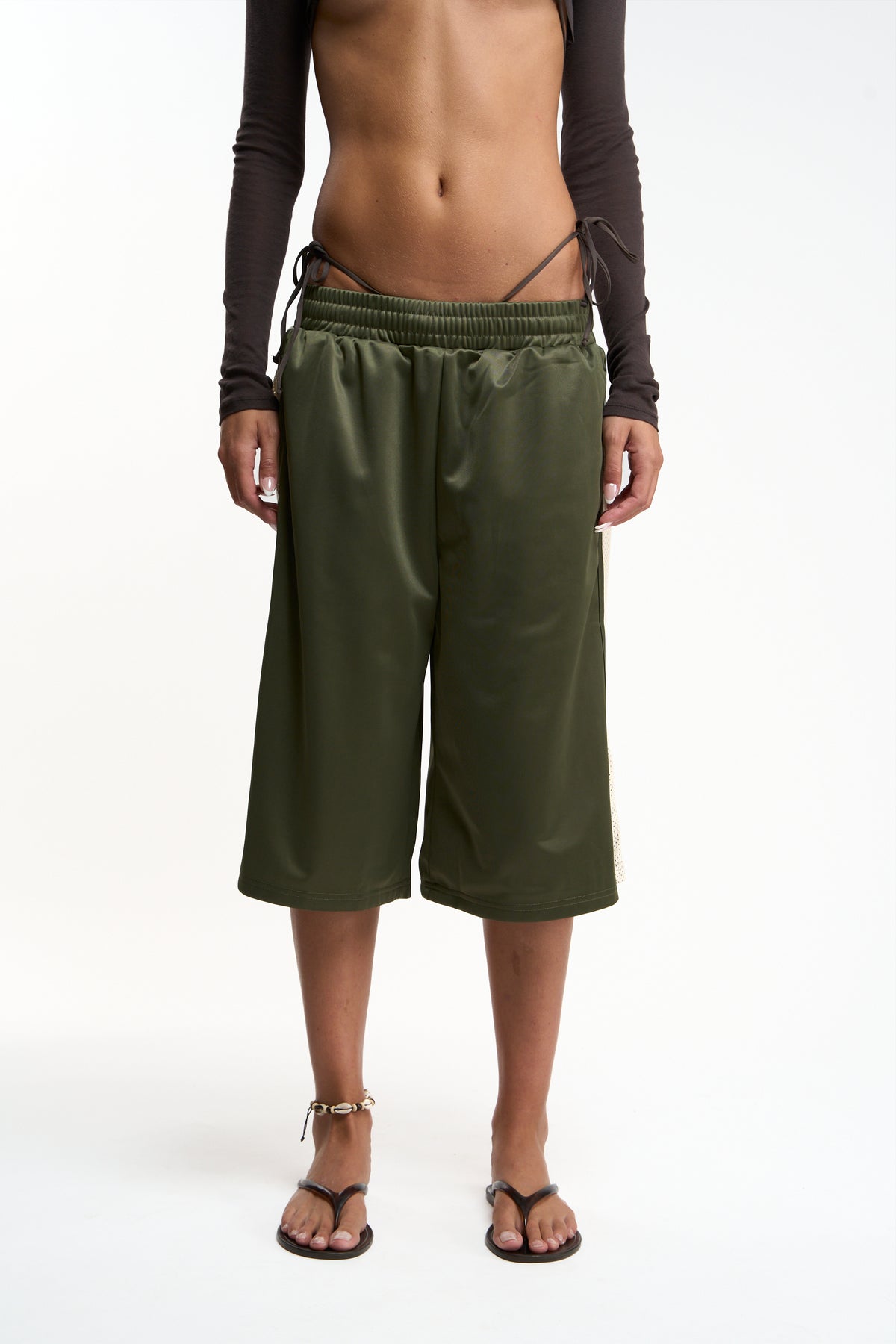 Eggplant Green Shorts