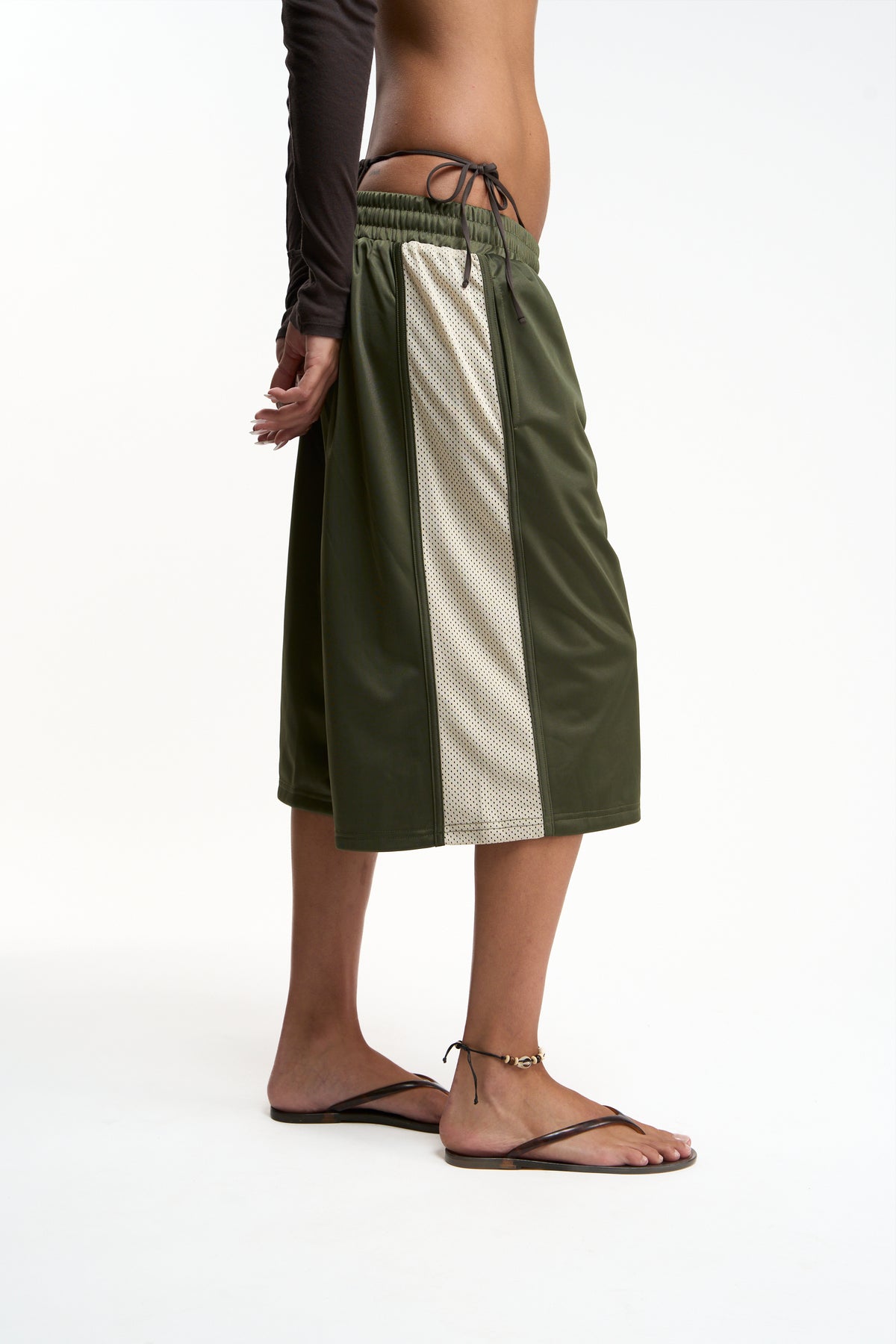Eggplant Green Shorts