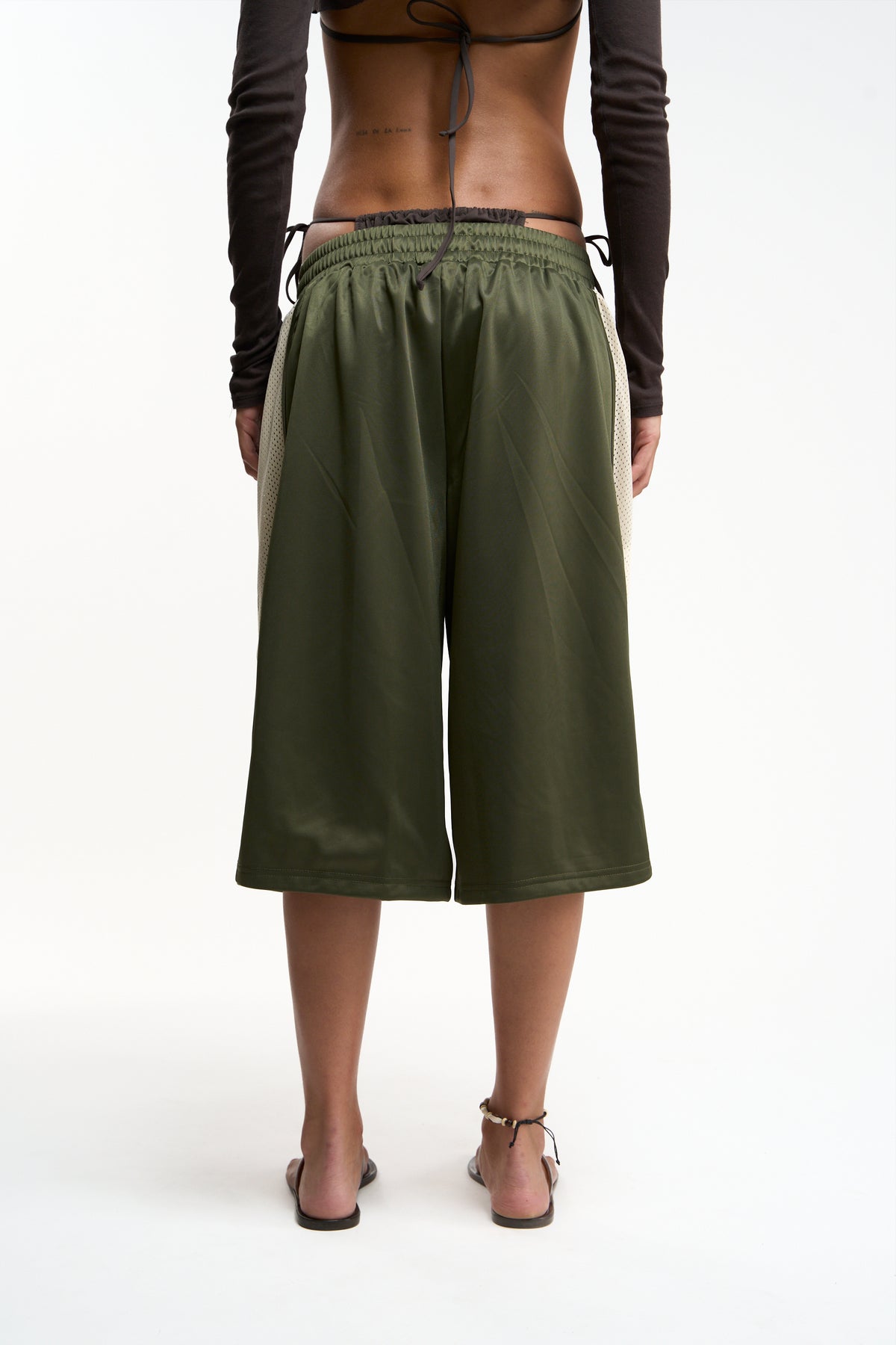 Eggplant Green Shorts
