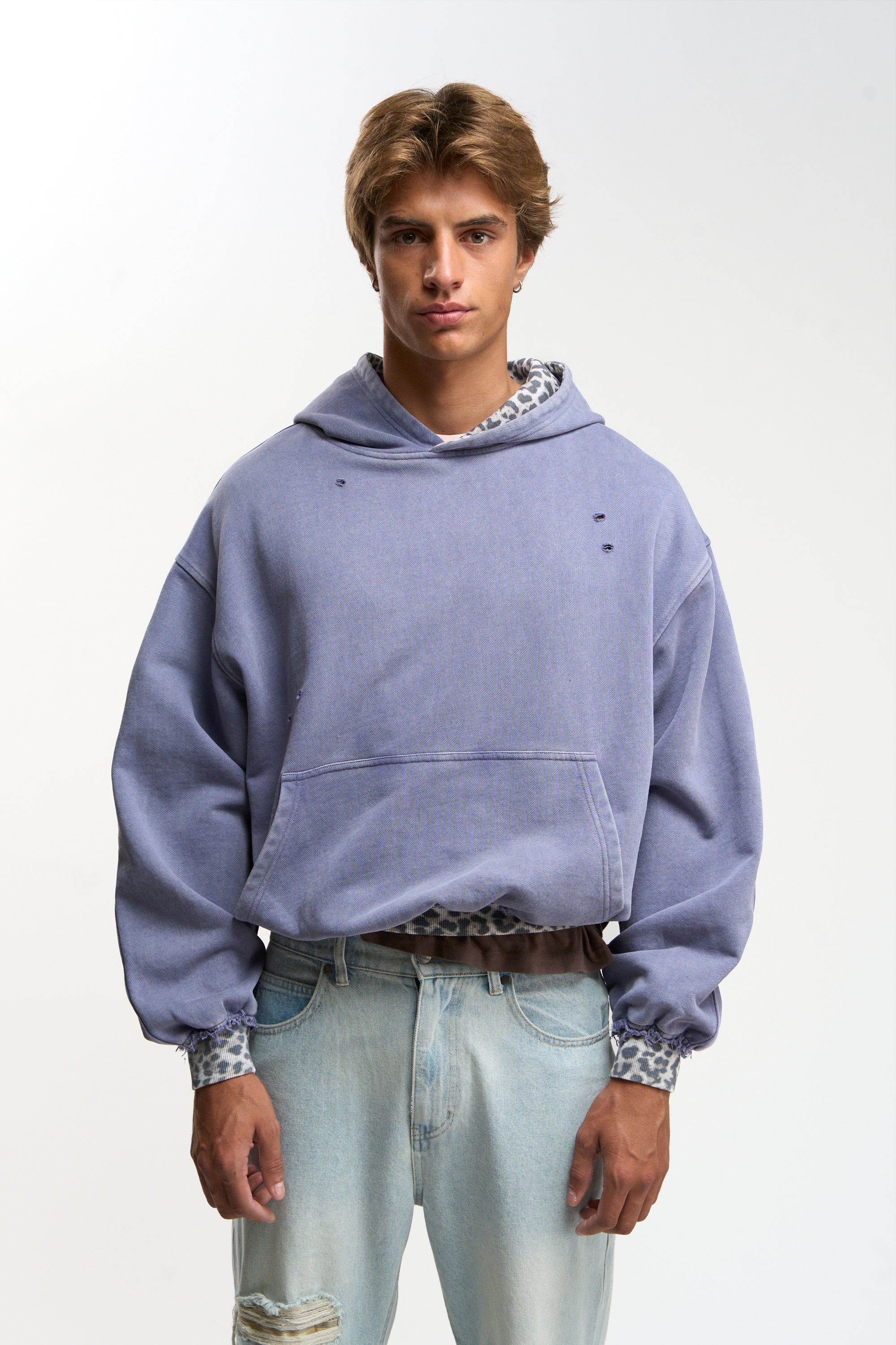 Leo Purple Hoodie