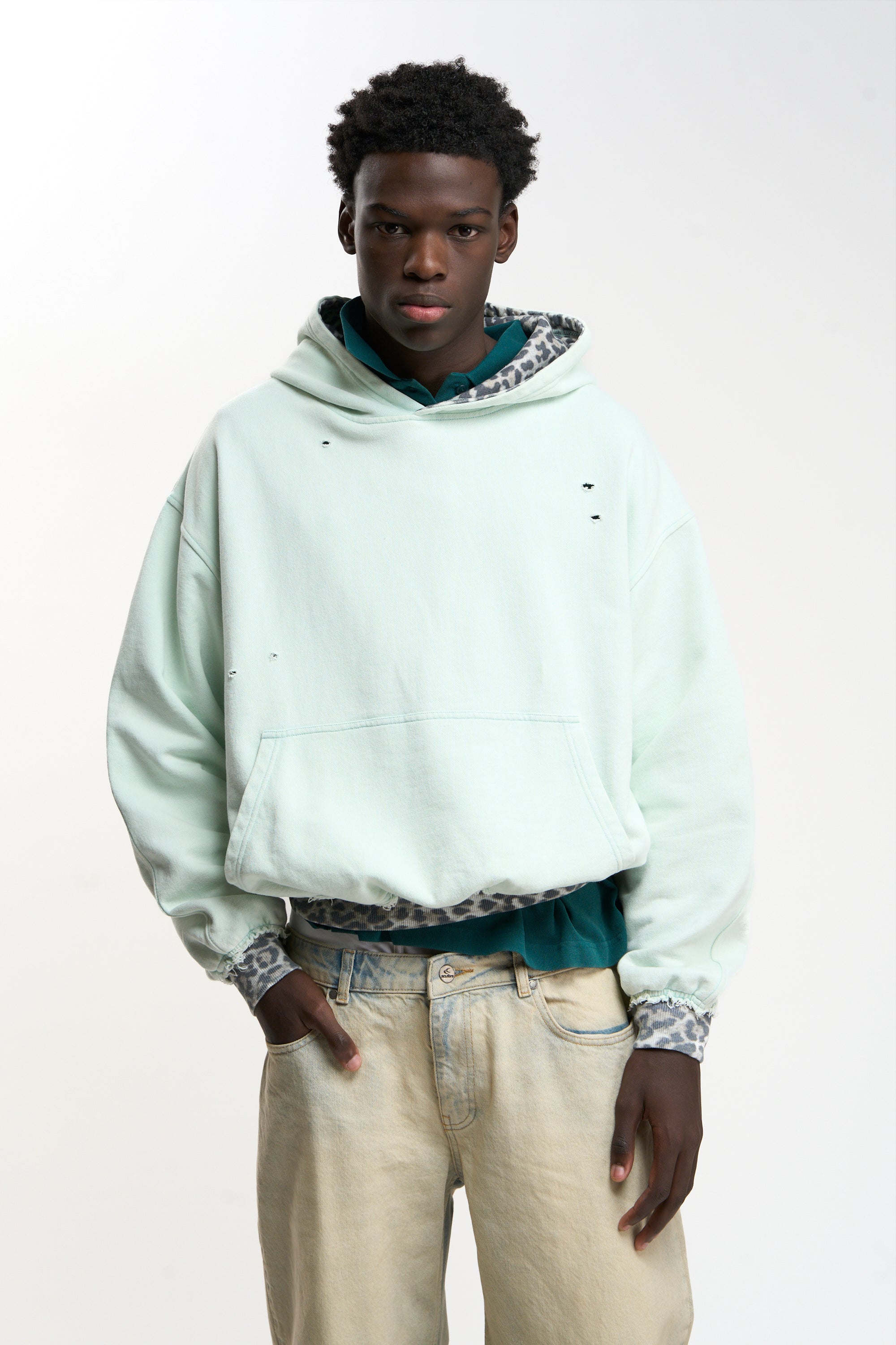 Leo Light Blue Hoodie