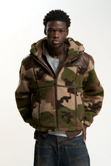 Casie Camo Fleece Jacket