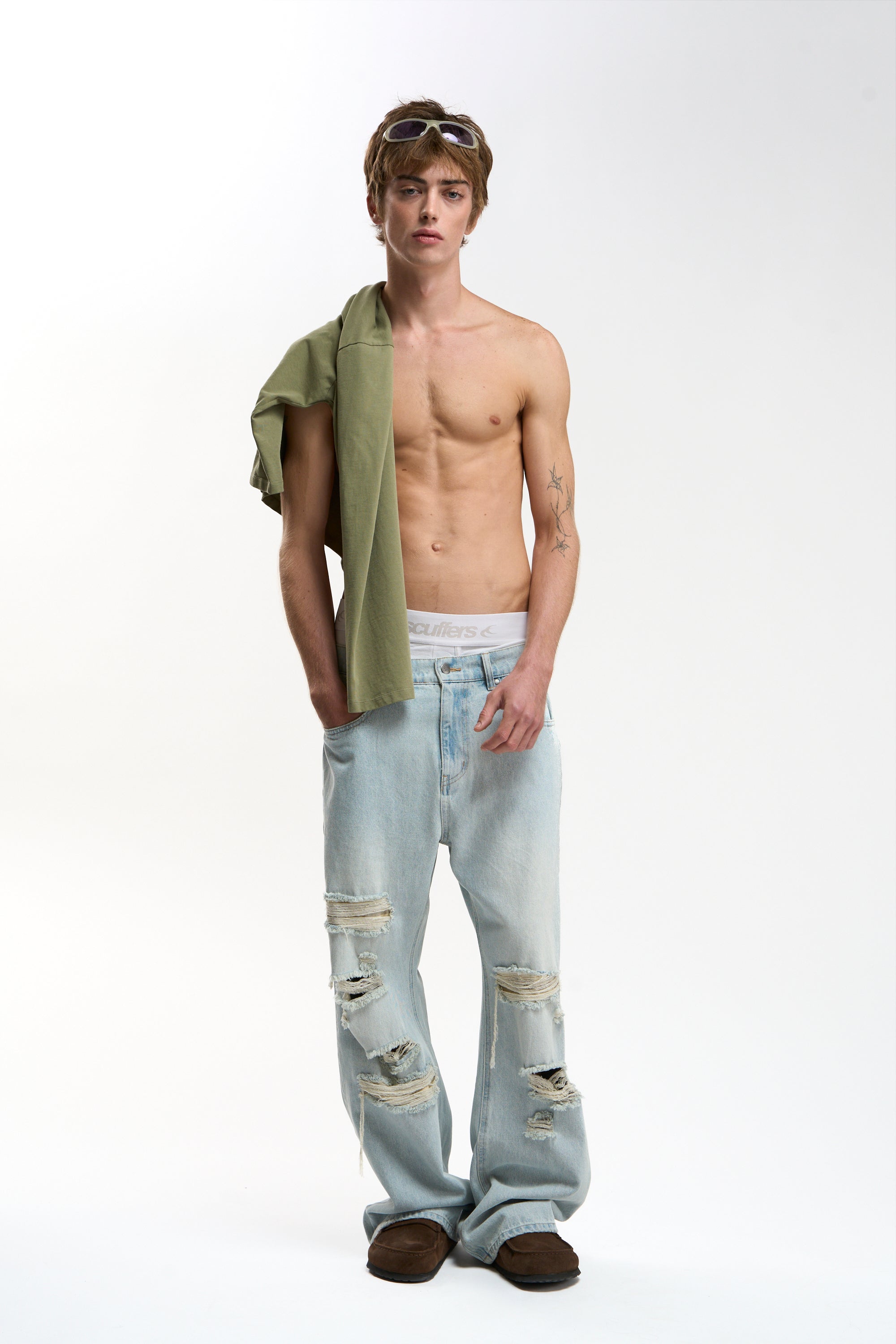 Shanghai Light Blue Pants