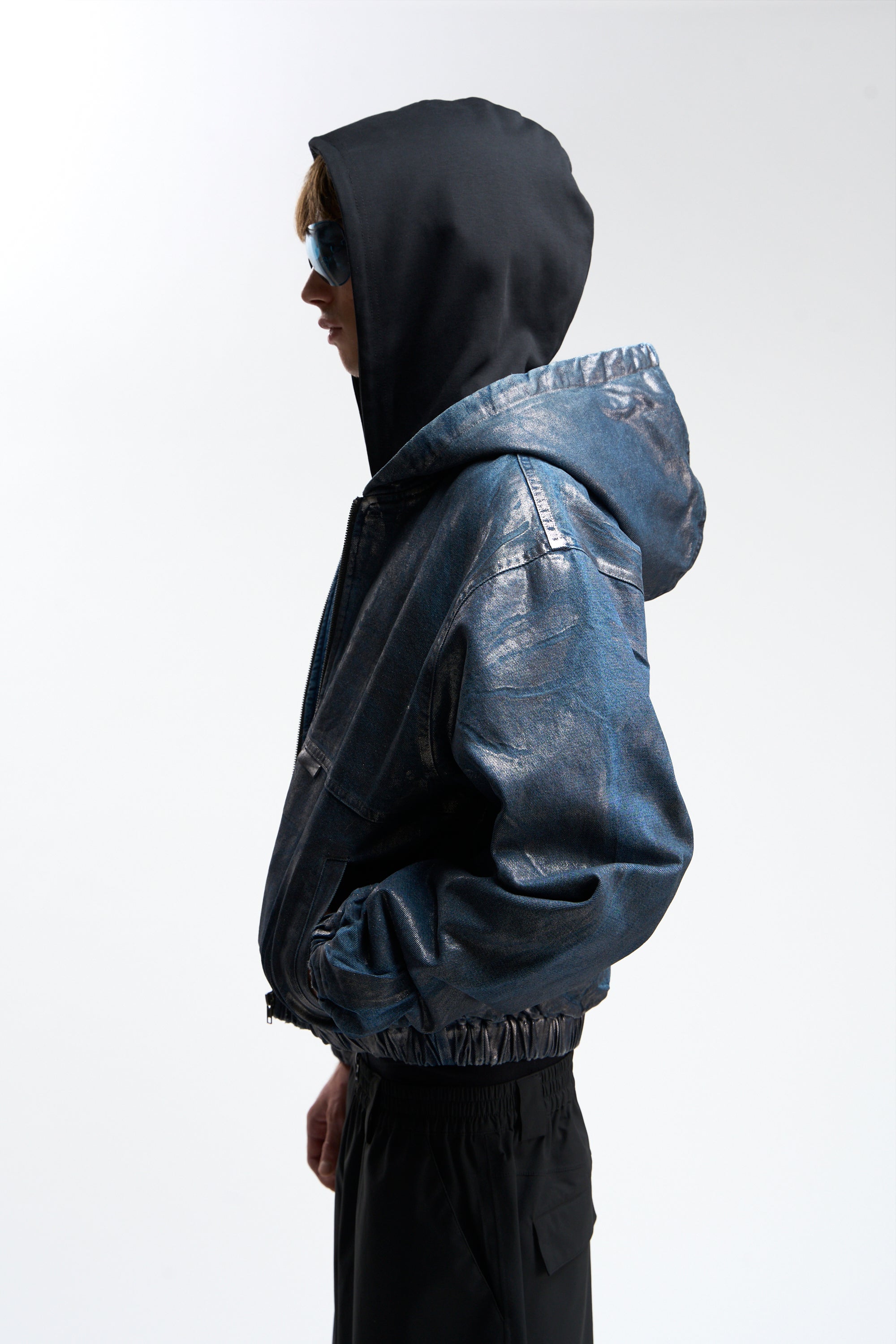 Waxed Dark Denim Work Jacket