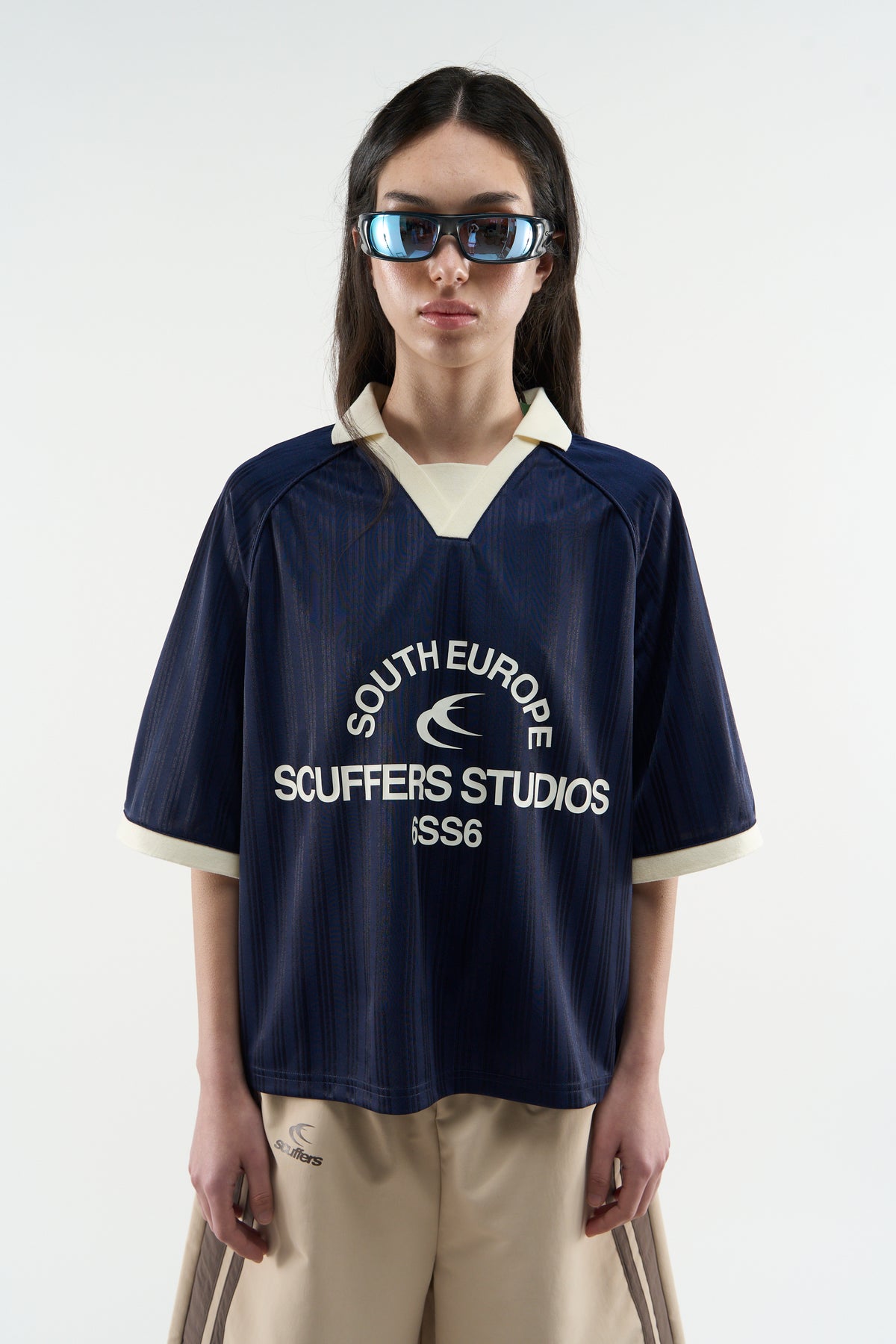 Rising Navy Football T-Shirt