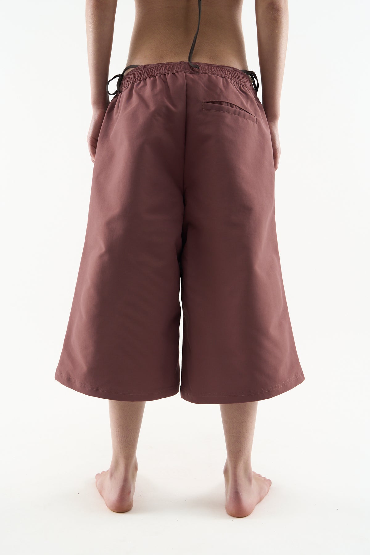 Tech Burgundy Jorts
