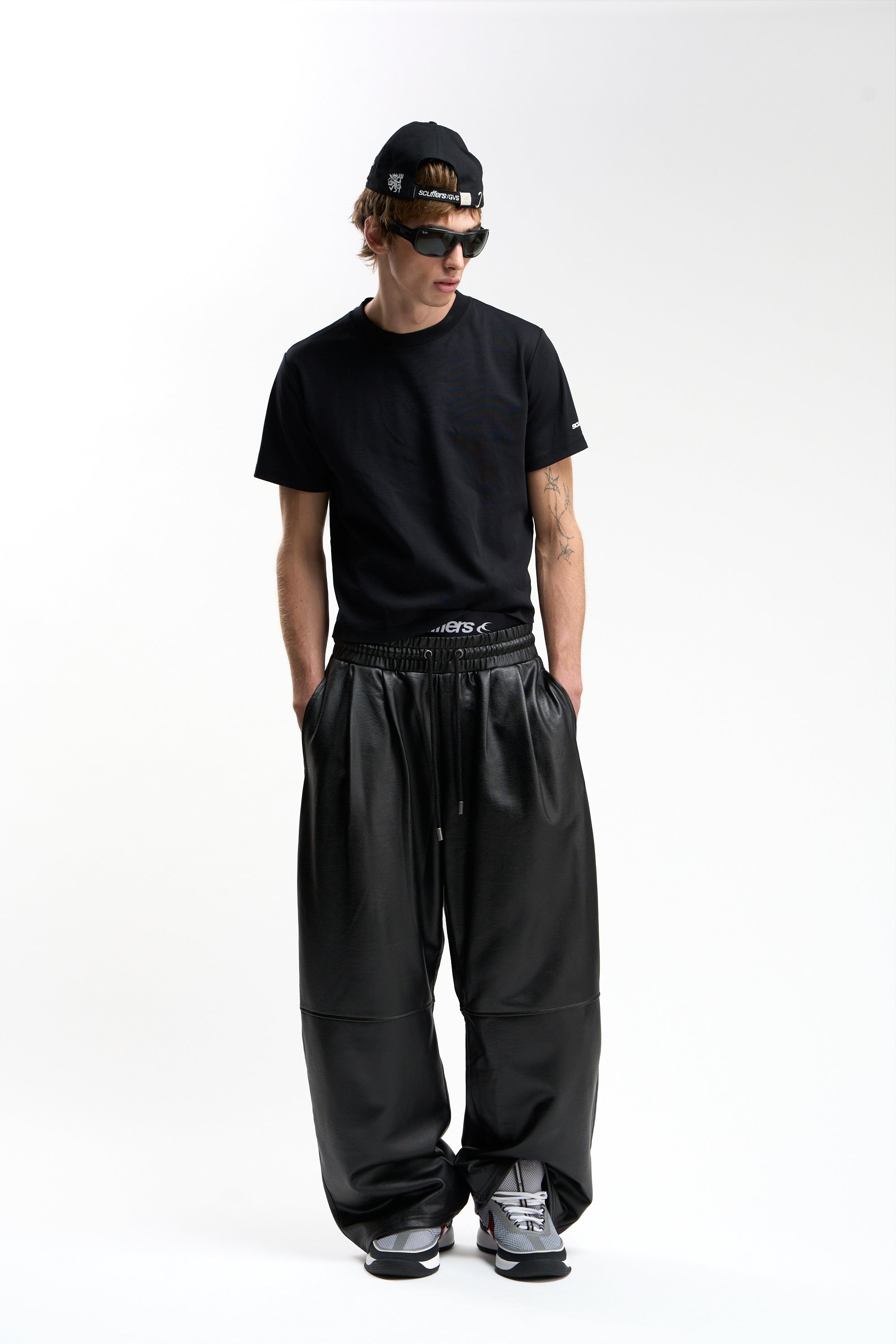 Cuir Black Pants