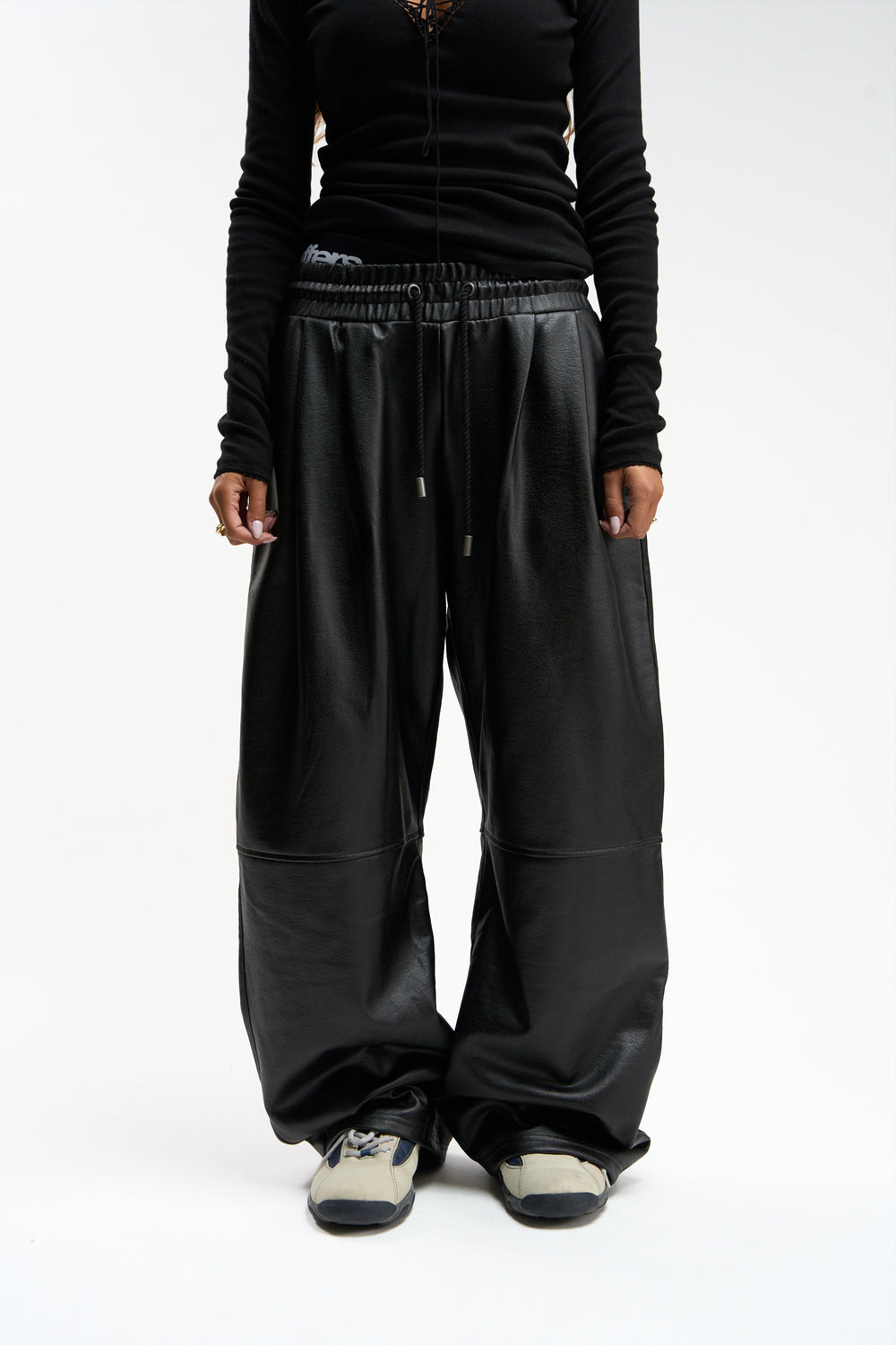 Cuir Black Pants