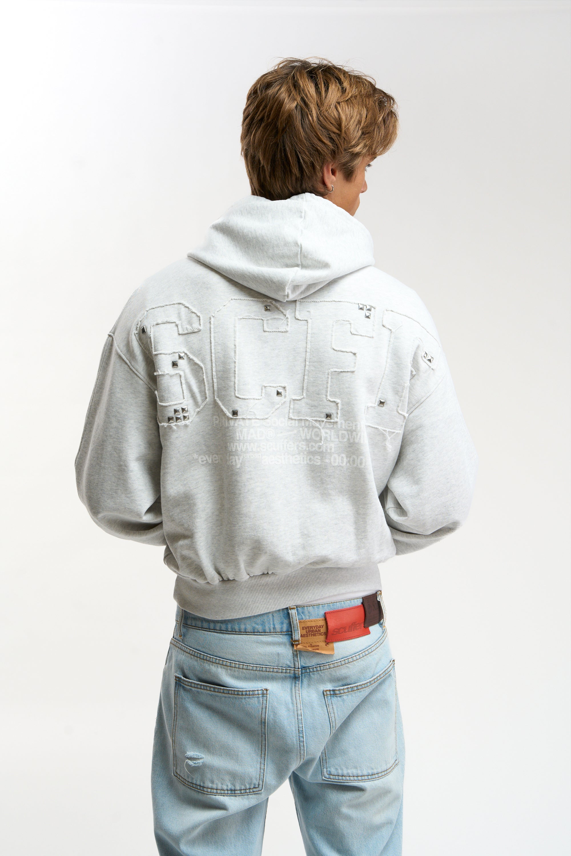 Worldwide Grey Melange Hoodie