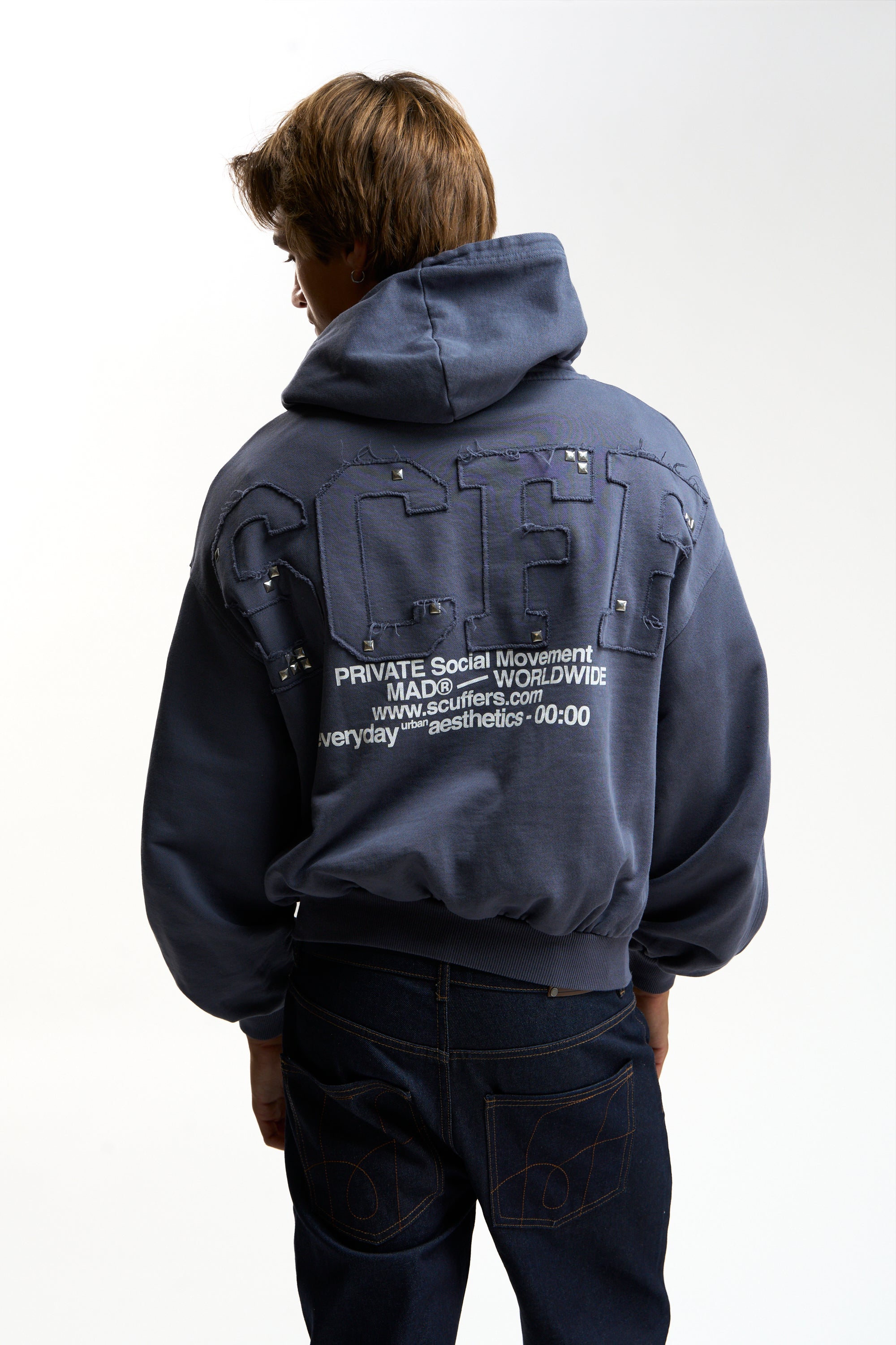 Worldwide Blue Hoodie