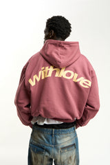 Sign Burgundy Hoodie