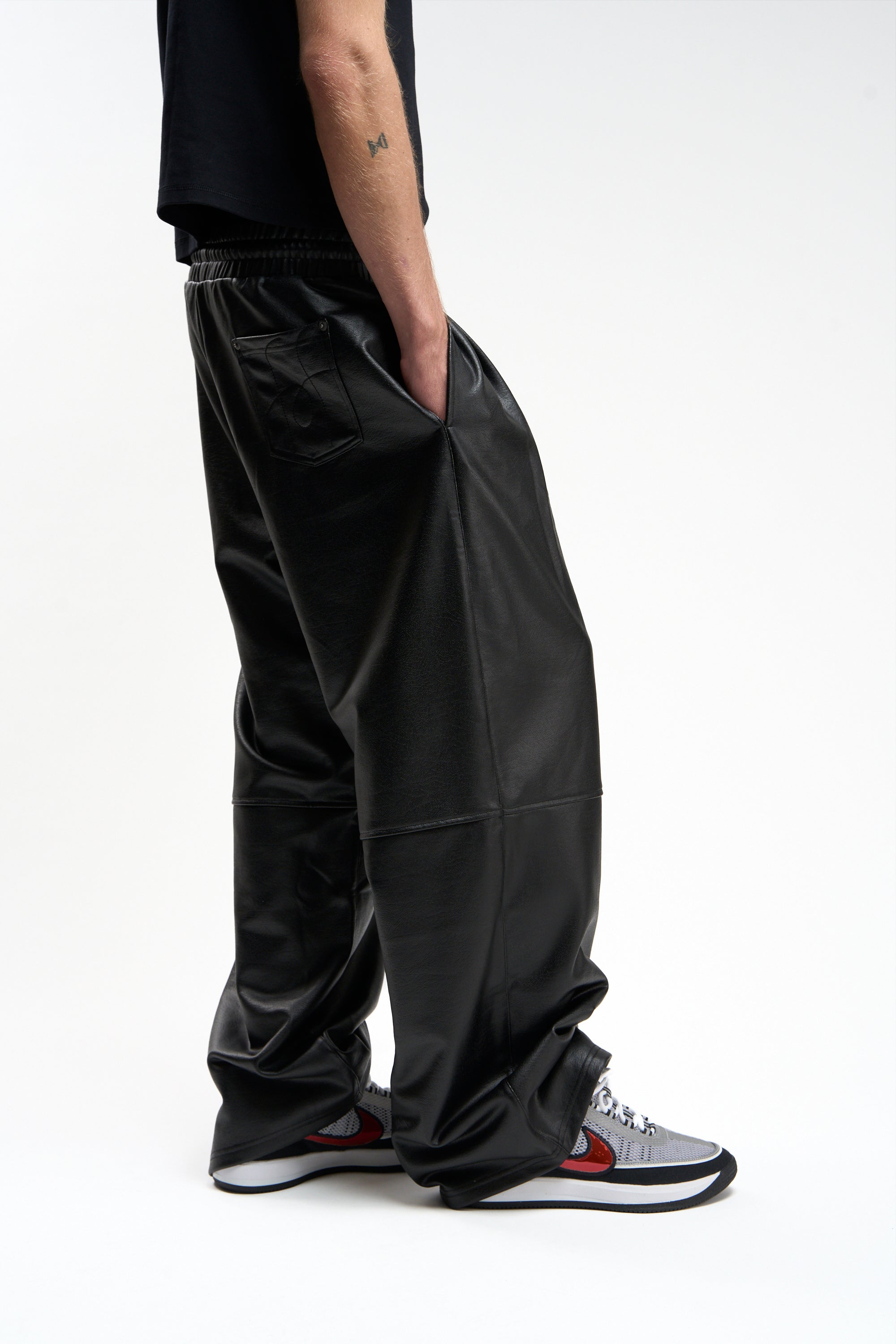 Cuir Black Pants