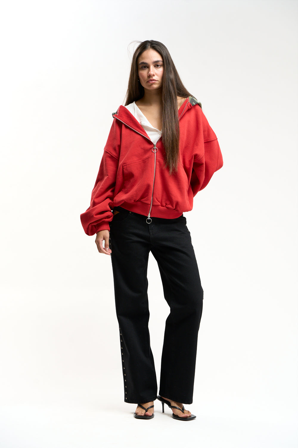 Mask Red Zipper