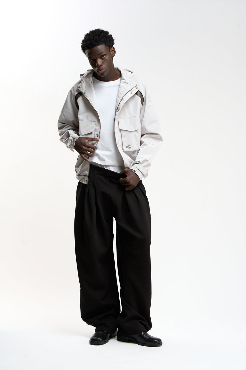 Woody Grey Essential Windbreaker