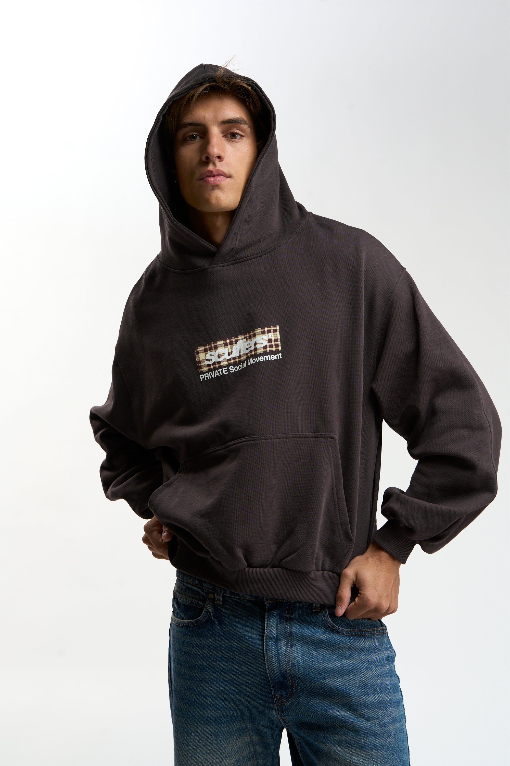 Private Brown Hoodie