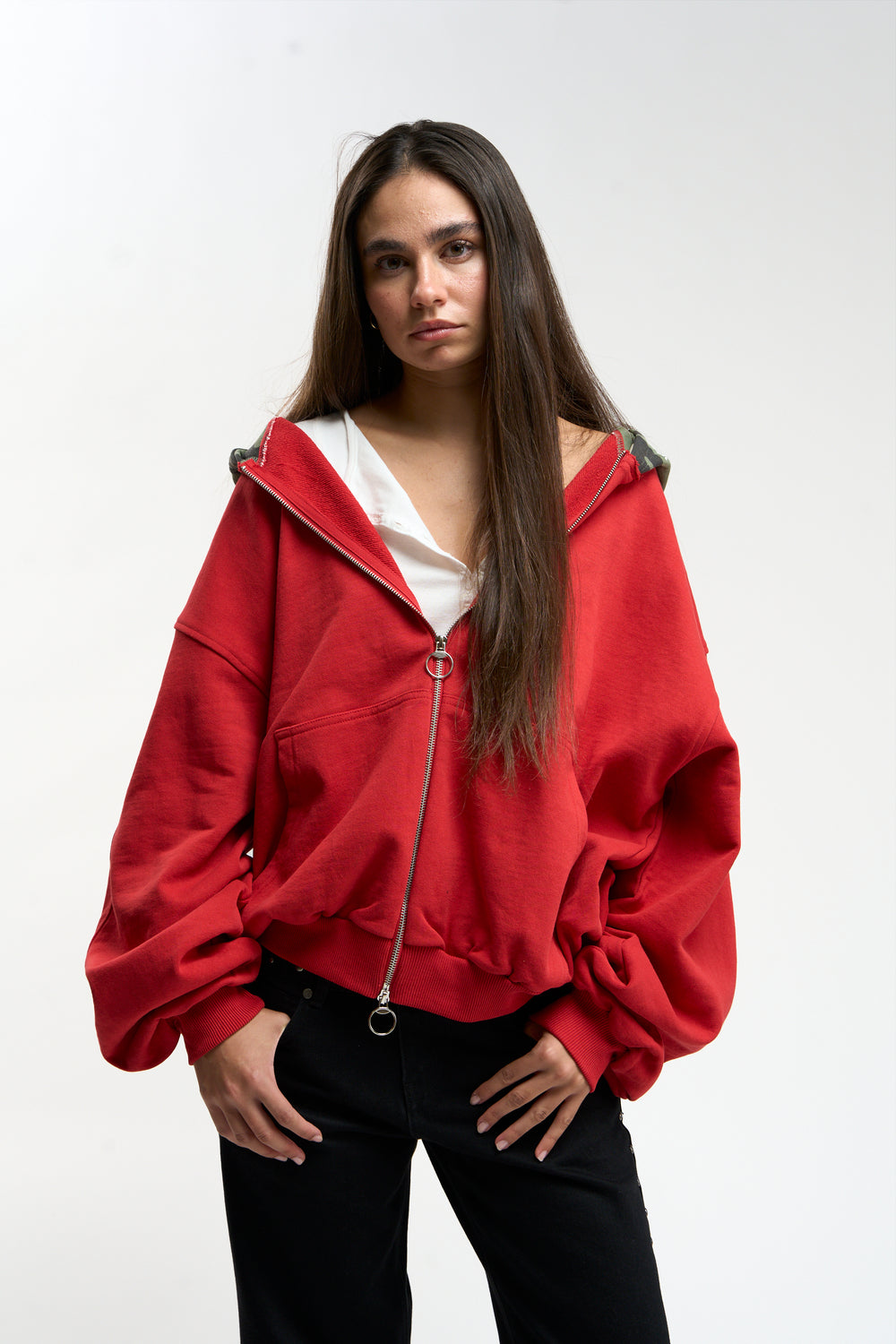 Mask Red Zipper