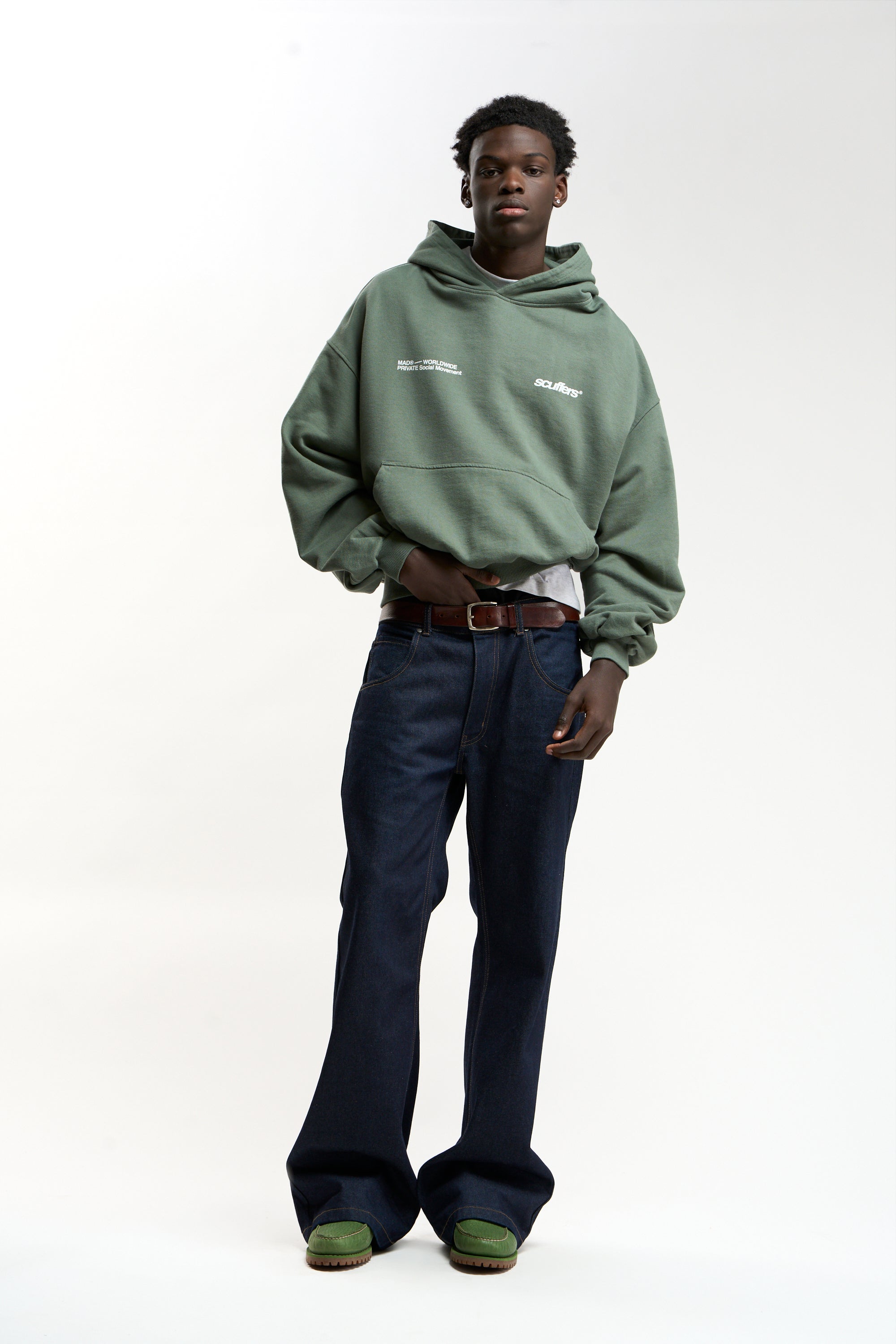 Worldwide Green Hoodie